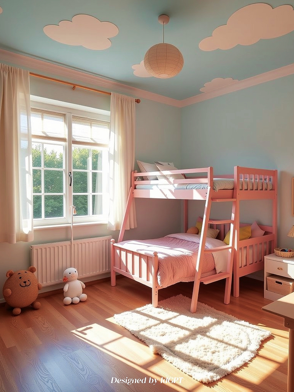 AIGC, AI, Home, Bunk bed，