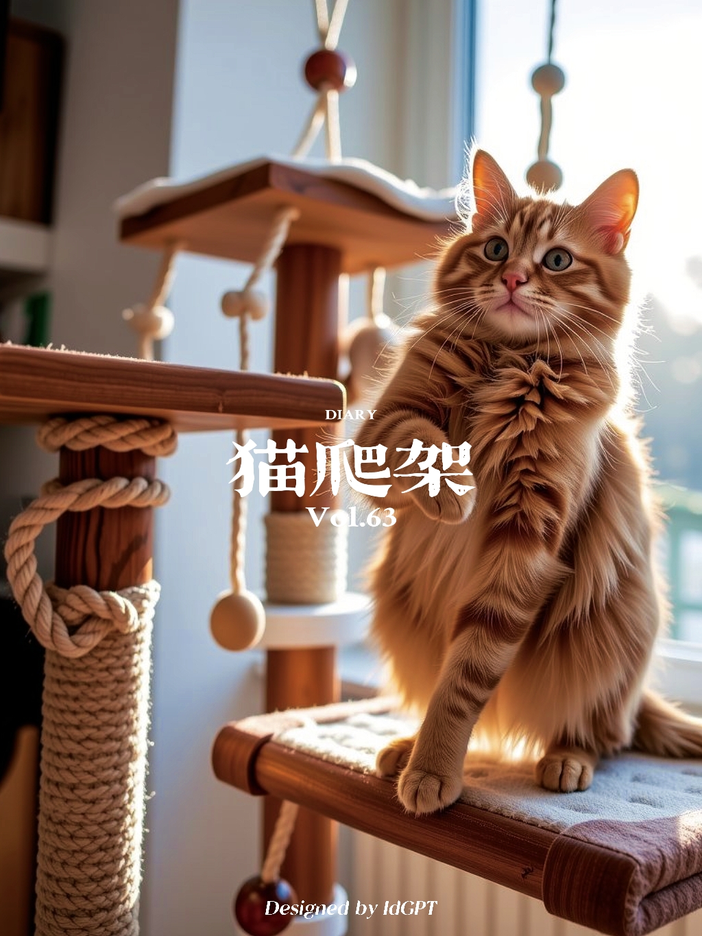 AIGC, AI, Pet Supplies, Cat Climbing，