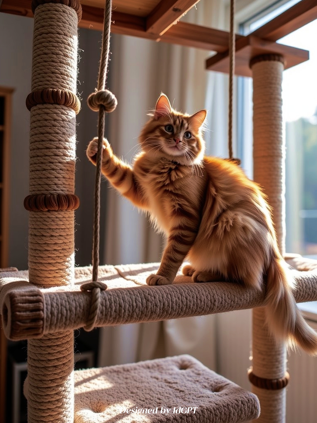 AIGC, AI, Pet Supplies, Cat Climbing，