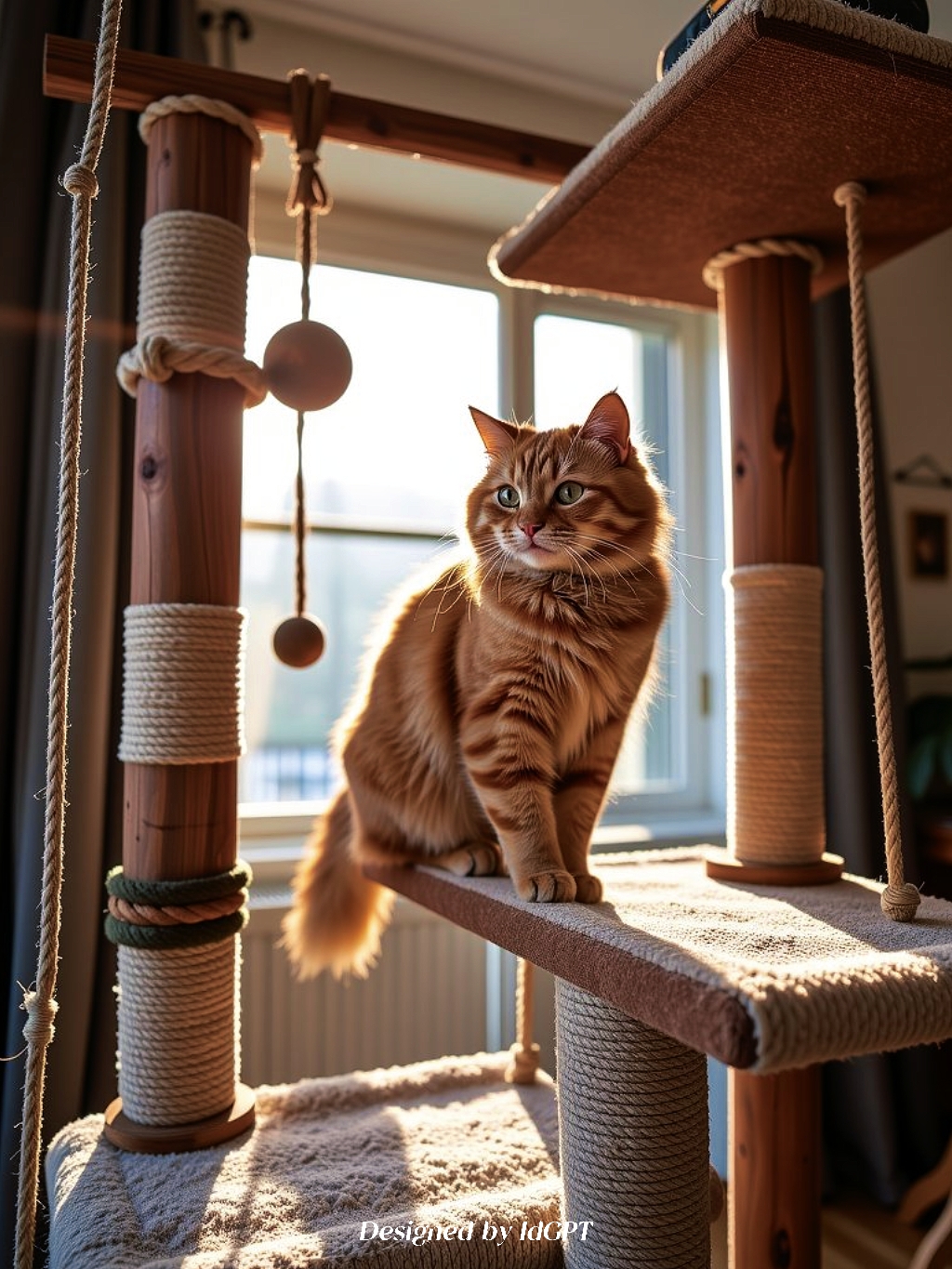 AIGC, AI, Pet Supplies, Cat Climbing，