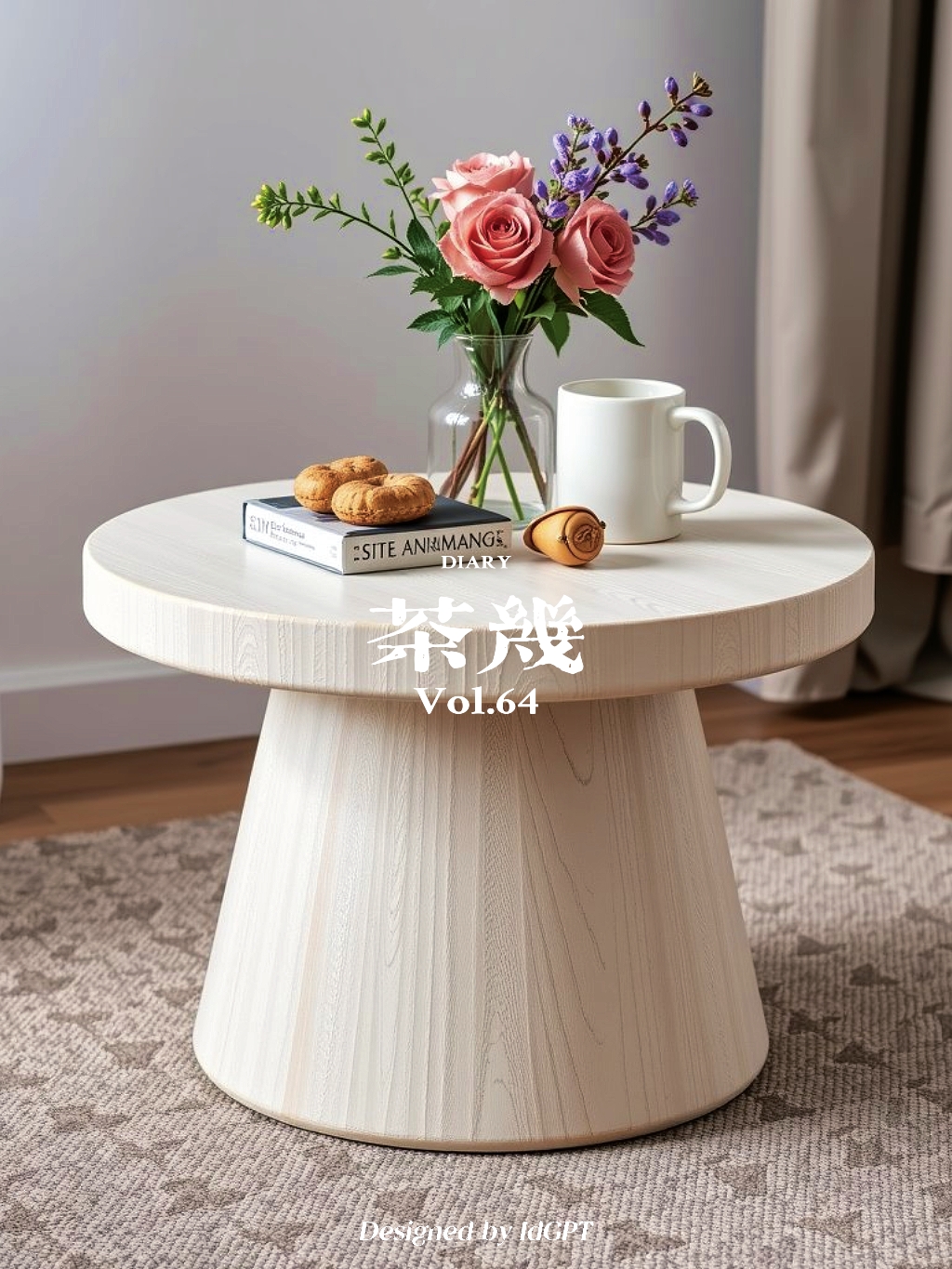 AIGC, AI, home, coffee table，