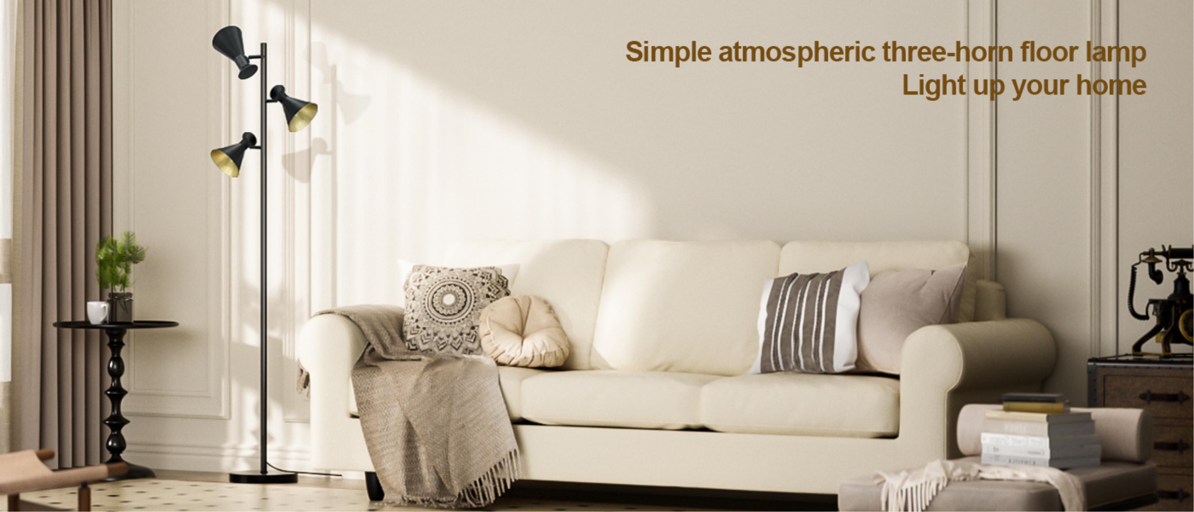 Floor lamp，lamps and lanterns，Horn light，Reading lamp，