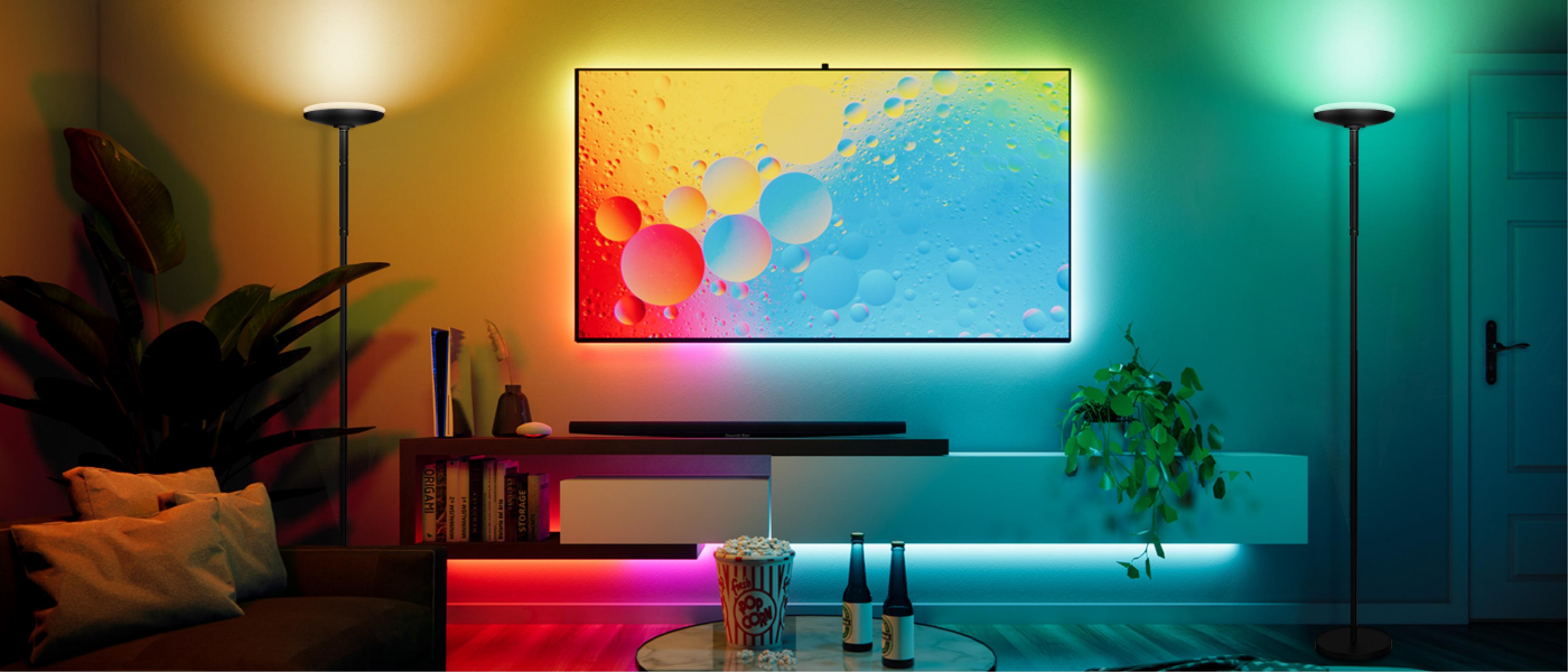 Floor lamp，Atmosphere lamp，GVVOO HOME: Disc Floor Lamp，