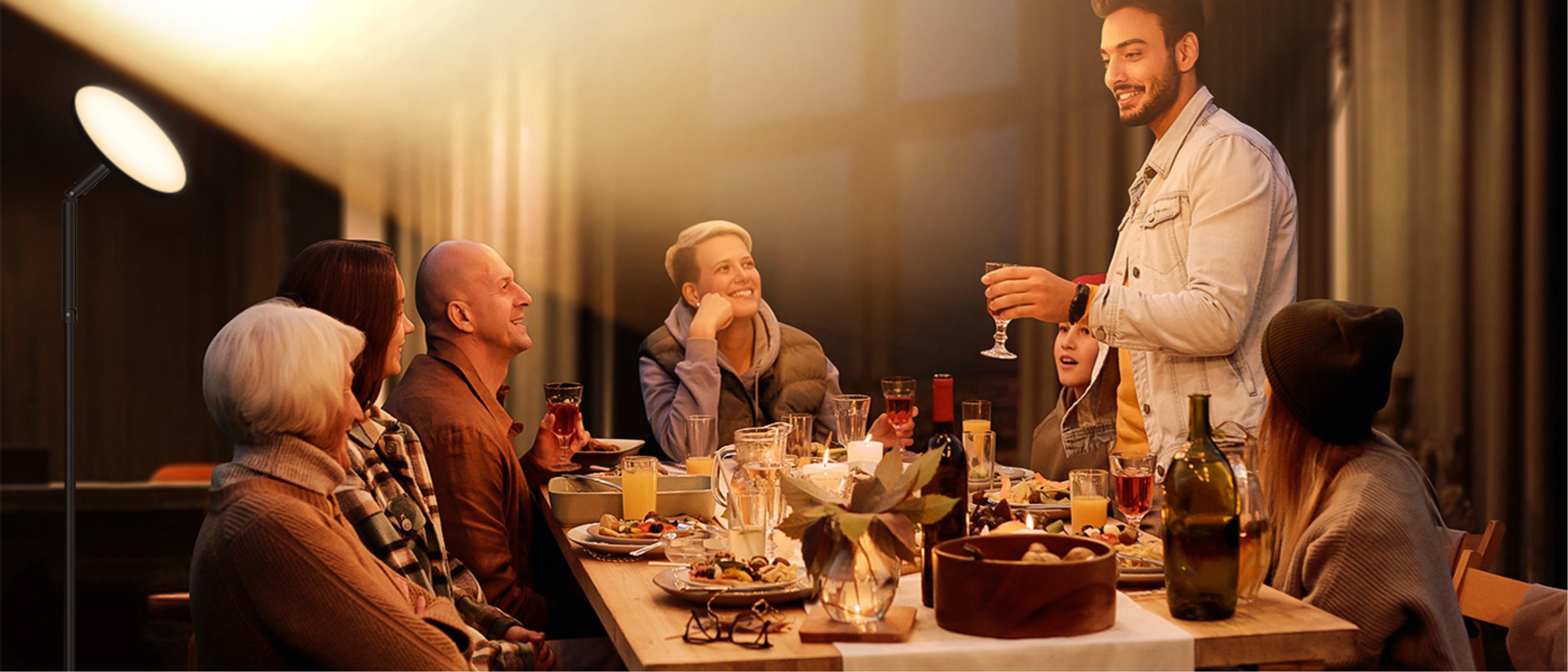 Floor lamp，Atmosphere lamp，GVVOO HOME: Disc Floor Lamp，