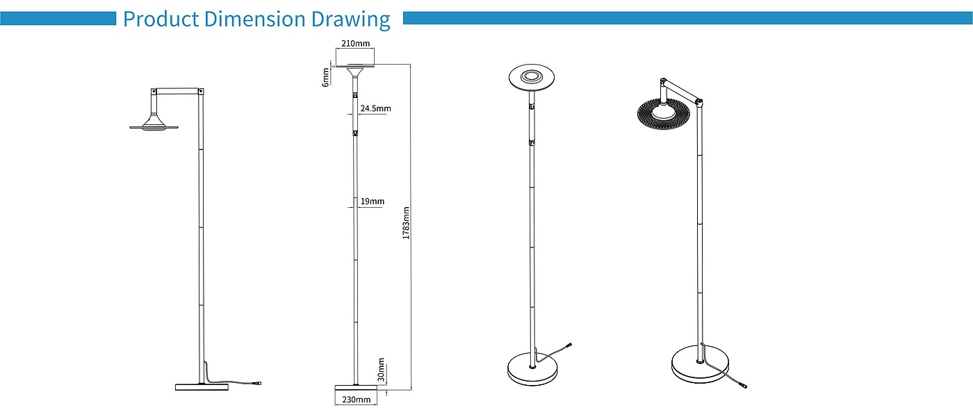 Floor lamp，Atmosphere lamp，Sky-facing floor lamp，