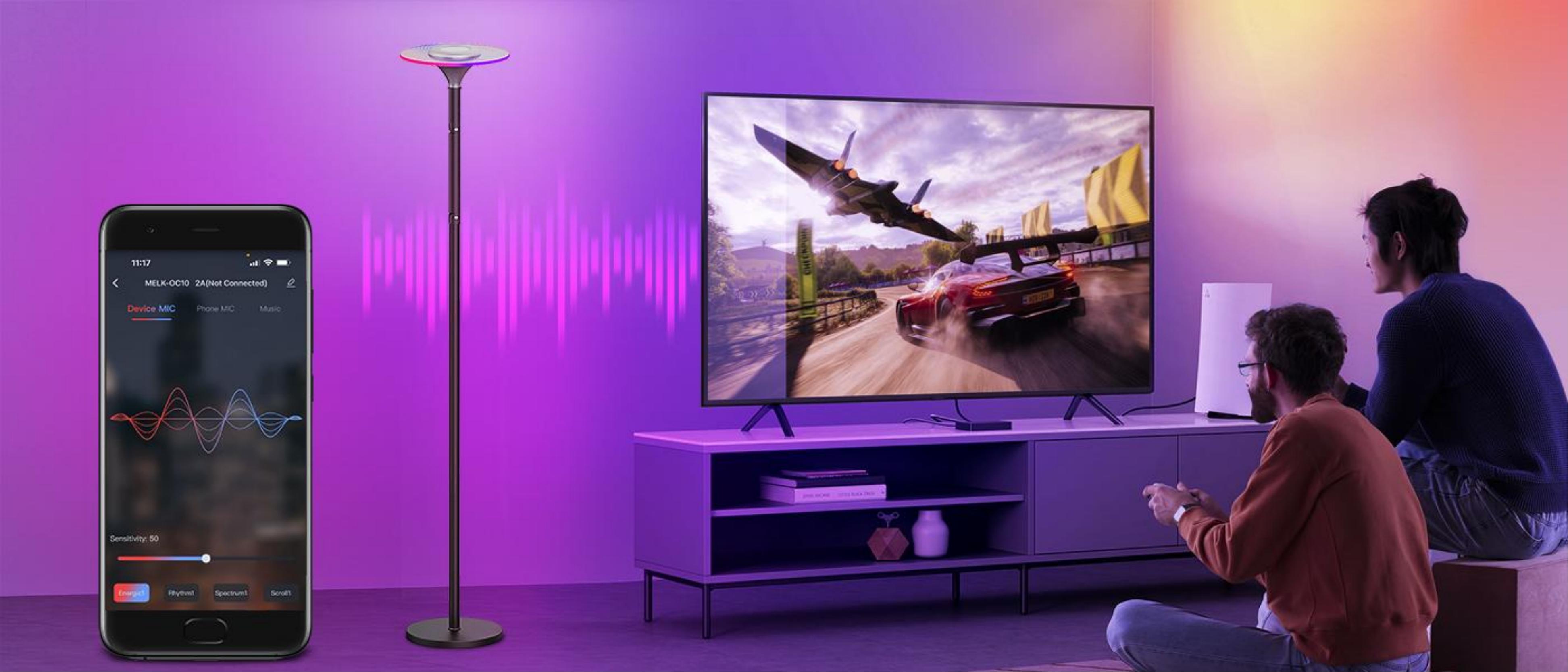 Floor lamp，Atmosphere lamp，Sky-facing floor lamp，