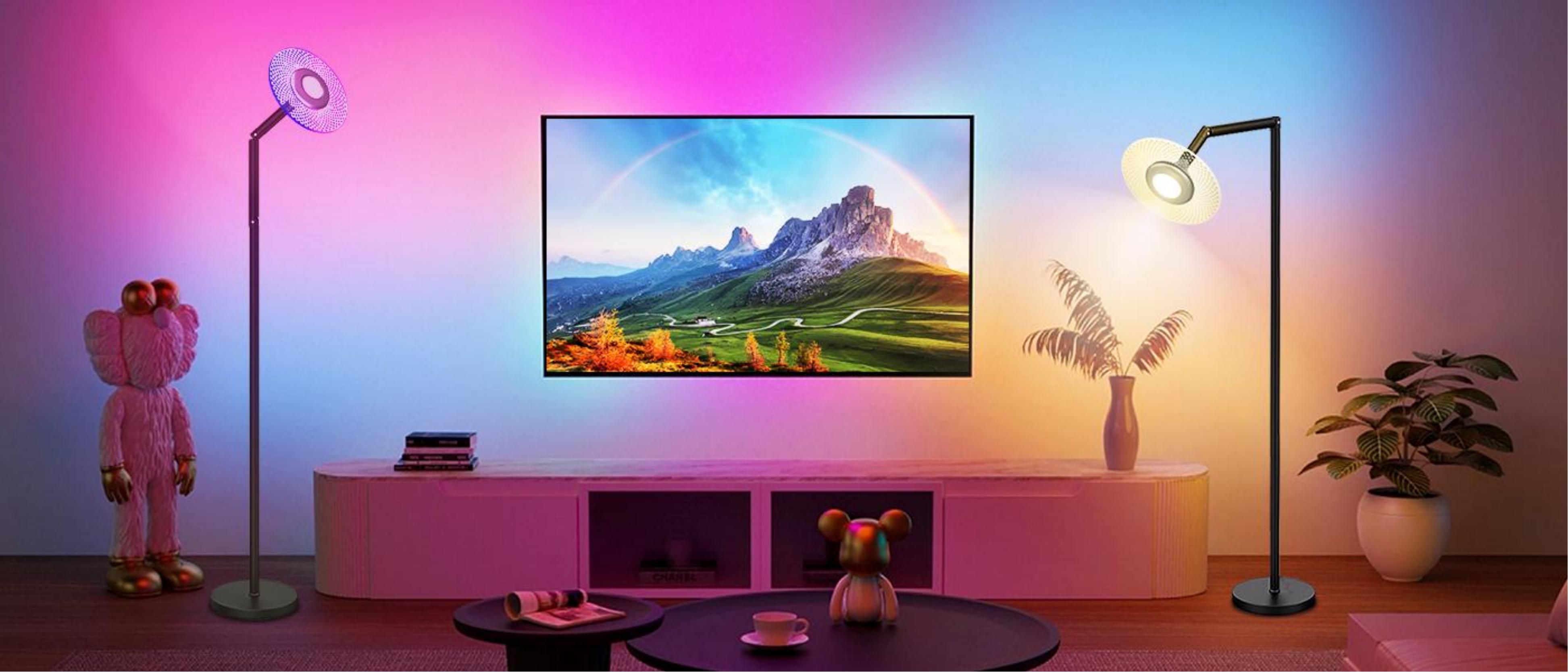 Floor lamp，Atmosphere lamp，Sky-facing floor lamp，