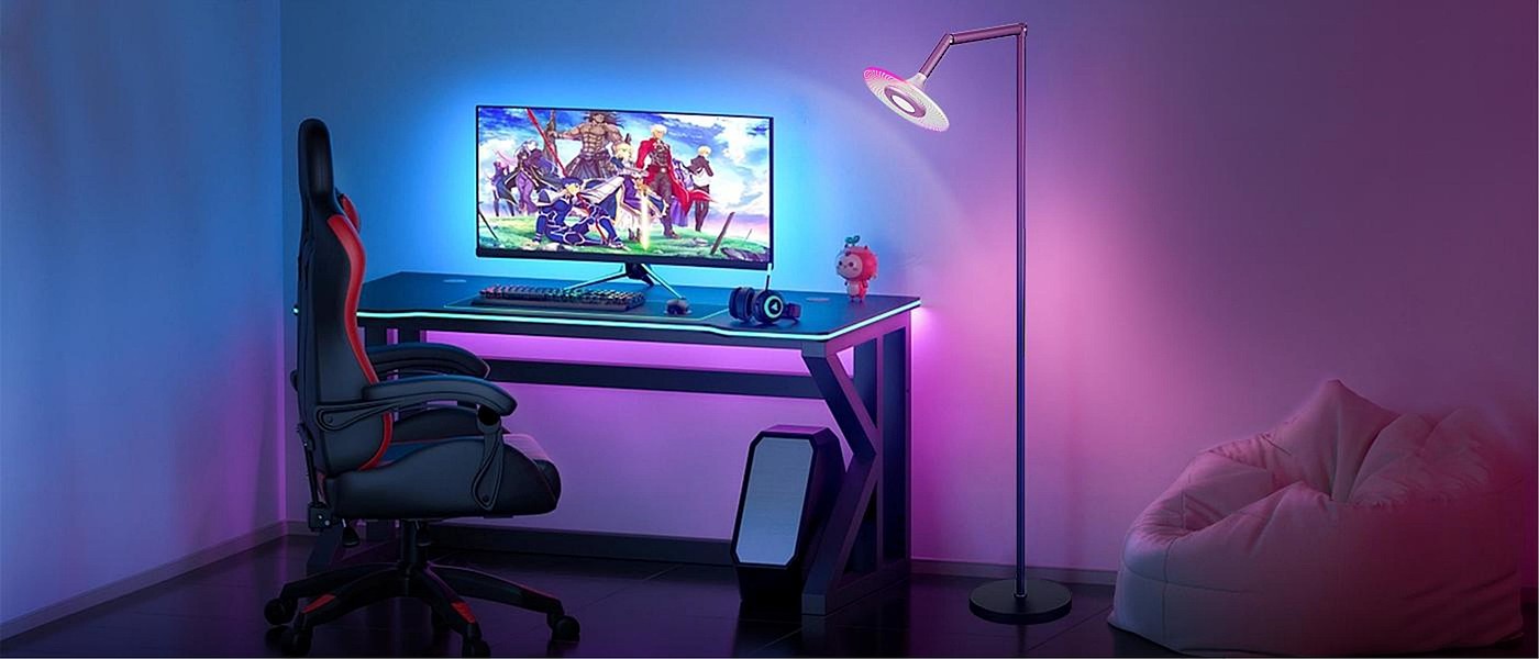 MOCMO HOME:DIY Bluetooth Floor Lamp，Floor lamp，Atmosphere lamp，