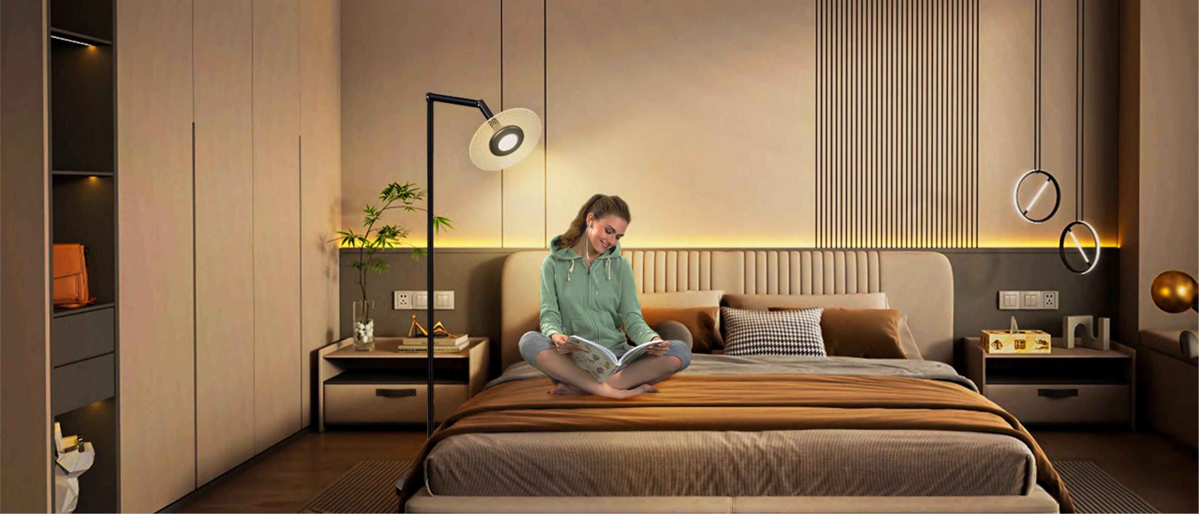 Floor lamp，Atmosphere lamp，Sky-facing floor lamp，