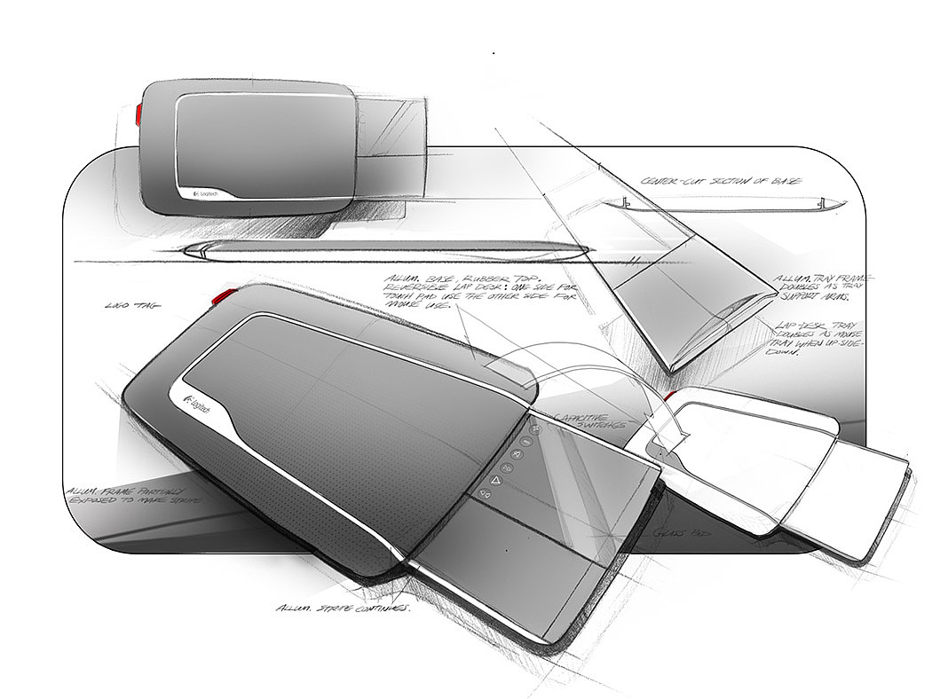 Logitech，Notebook computer，conceptual design，Digital，