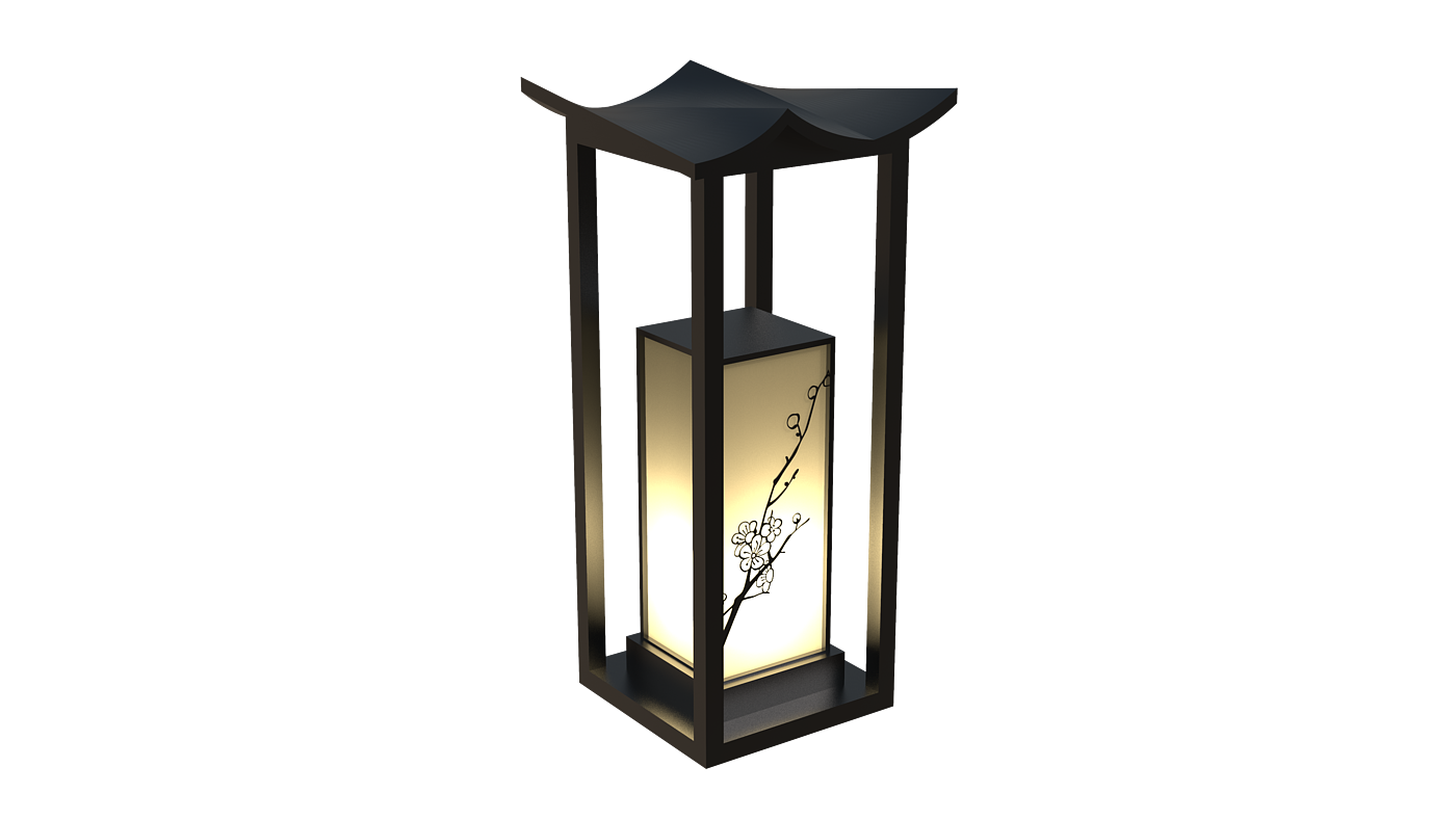 Lawn lamp design，Lamp design，Outdoor lighting ，