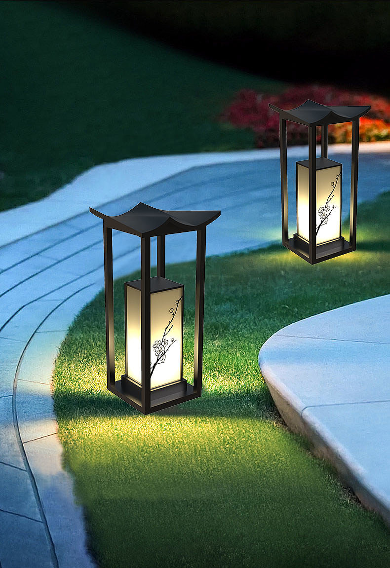 Lawn lamp design，Lamp design，Outdoor lighting ，