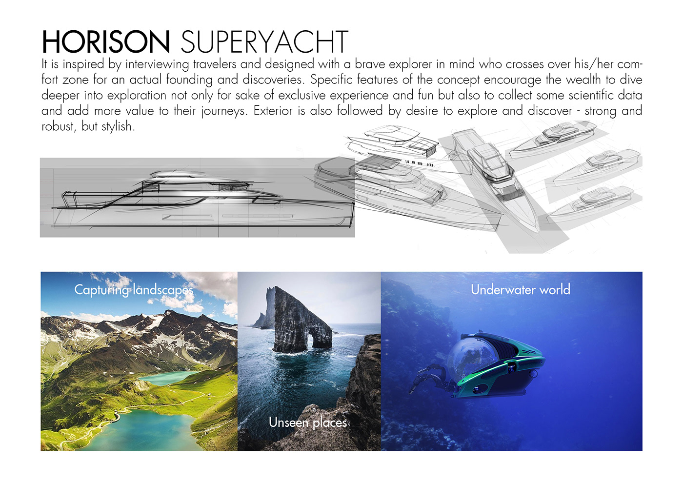 horizon，yacht，ship，vehicle，3D rendering，