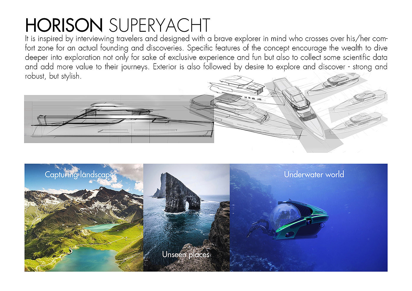 horizon，yacht，ship，vehicle，3D rendering，