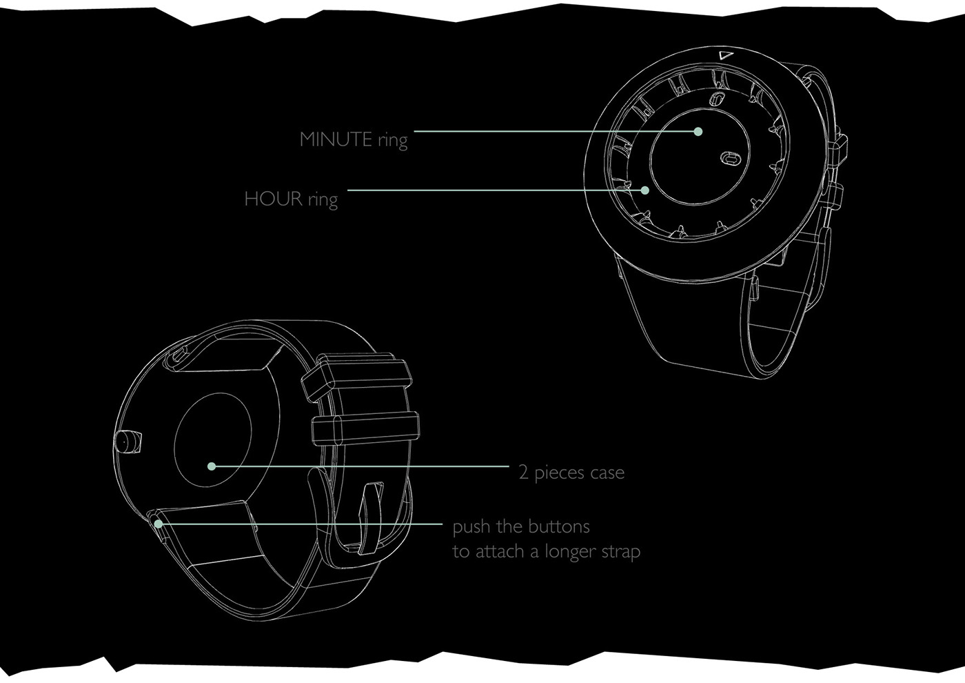 Wrist watch，space watch，ECL-1，