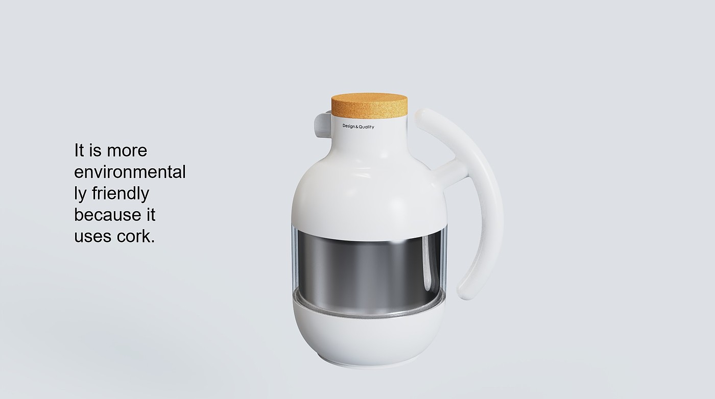 Thermal insulation kettle，Cork，environment protection，