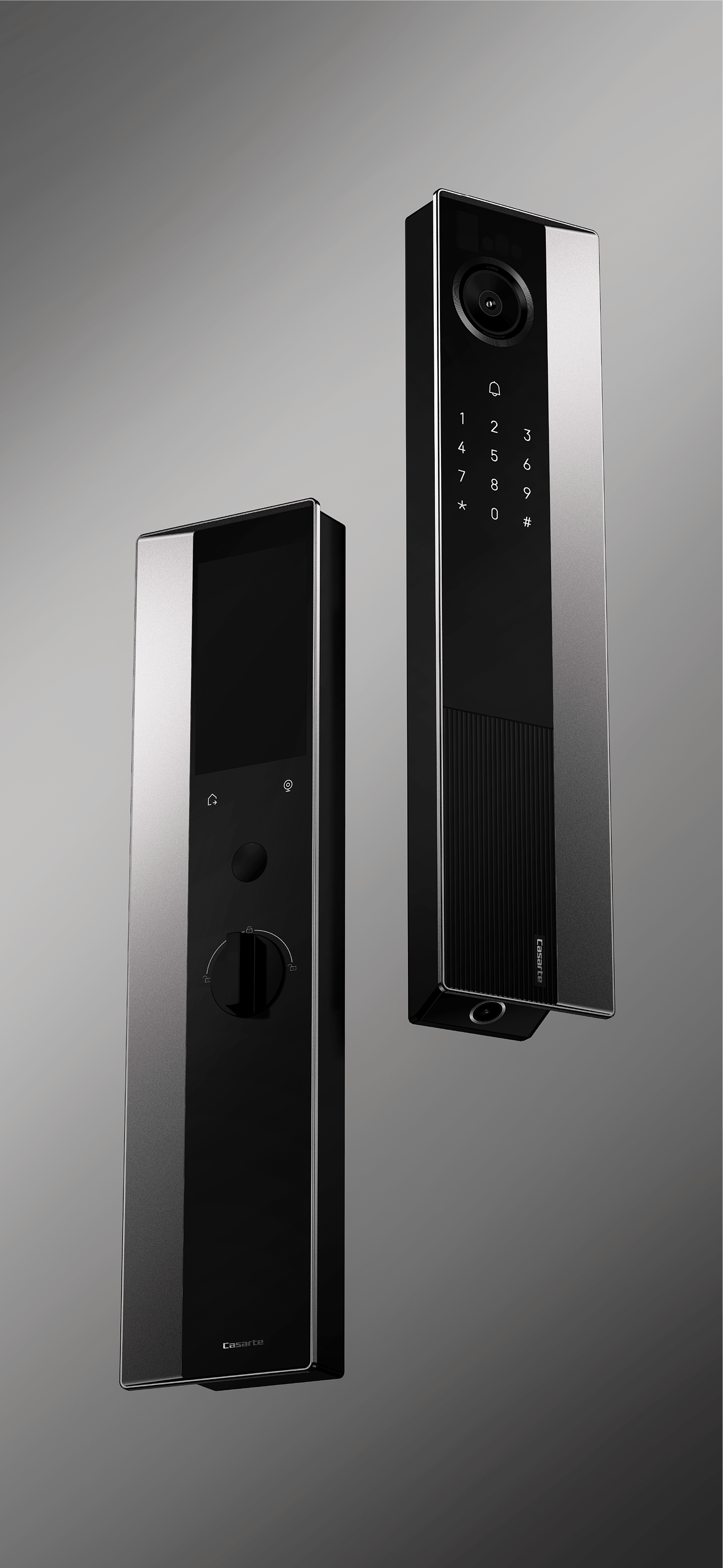 Casarte ，product design，Intelligent door lock，industrial design，