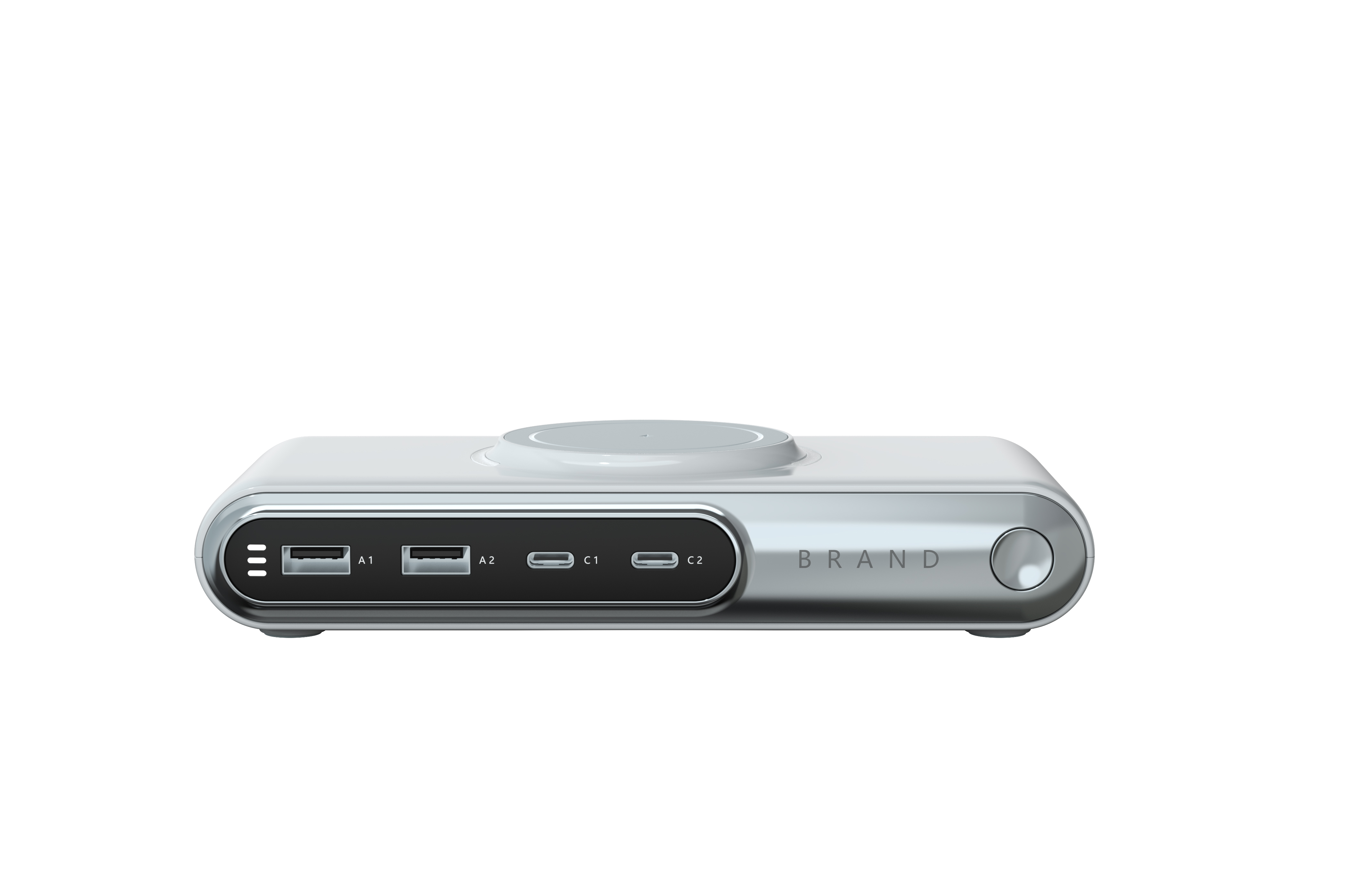 Wireless charging，Multi port，3 in one.，recharge stand，Row and insert，Socket，