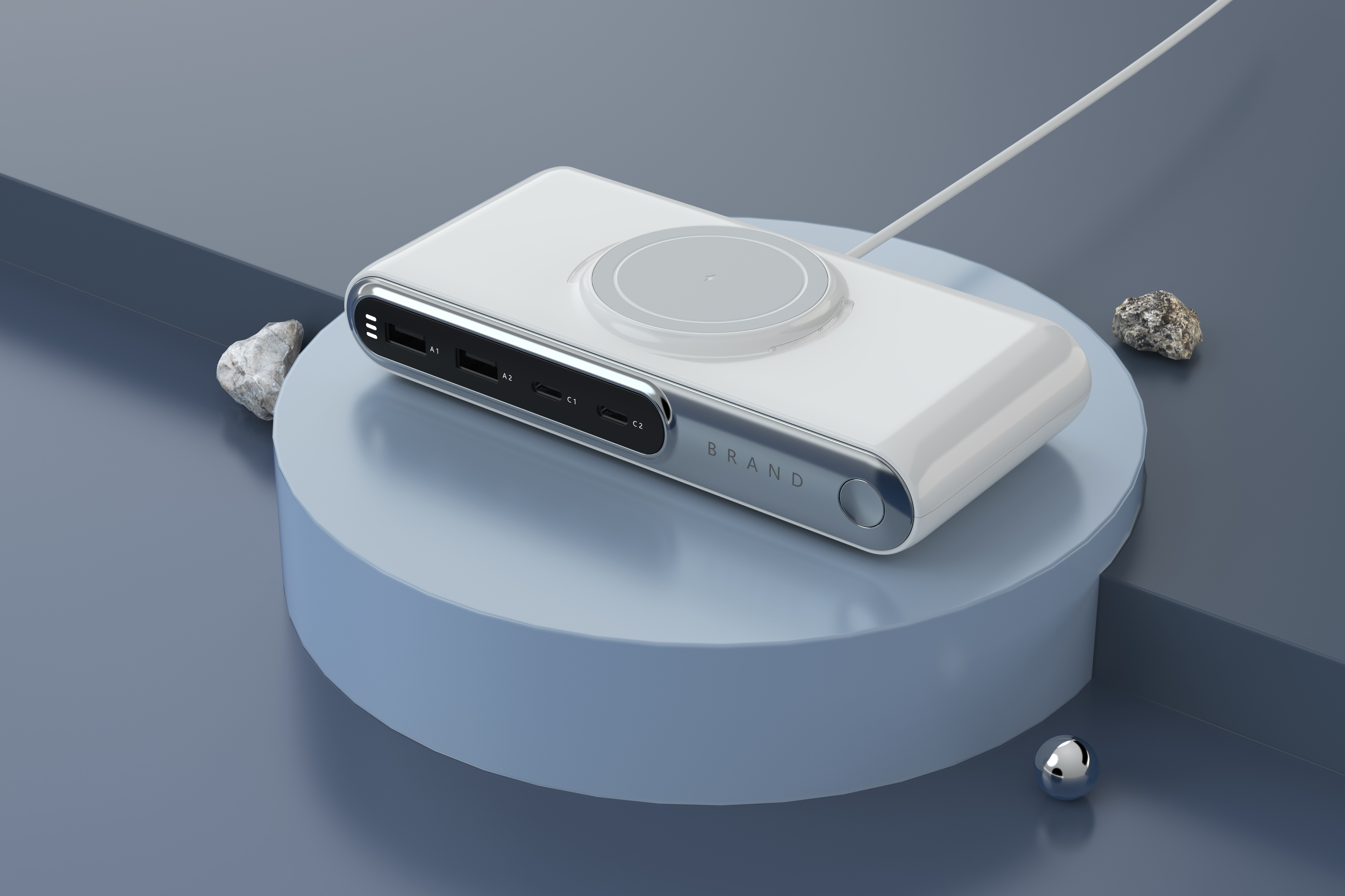 Wireless charging，Multi port，3 in one.，recharge stand，Row and insert，Socket，