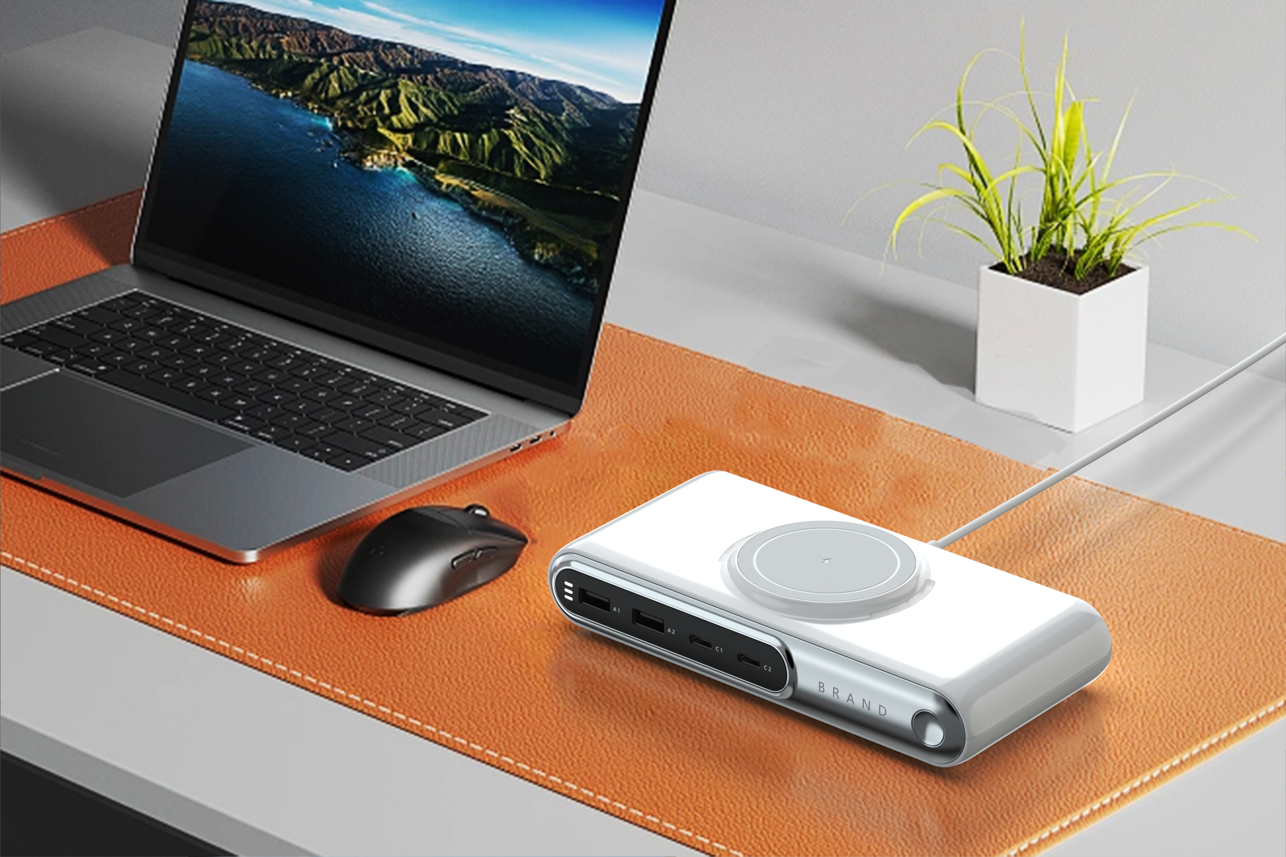 Wireless charging，Multi port，3 in one.，recharge stand，Row and insert，Socket，