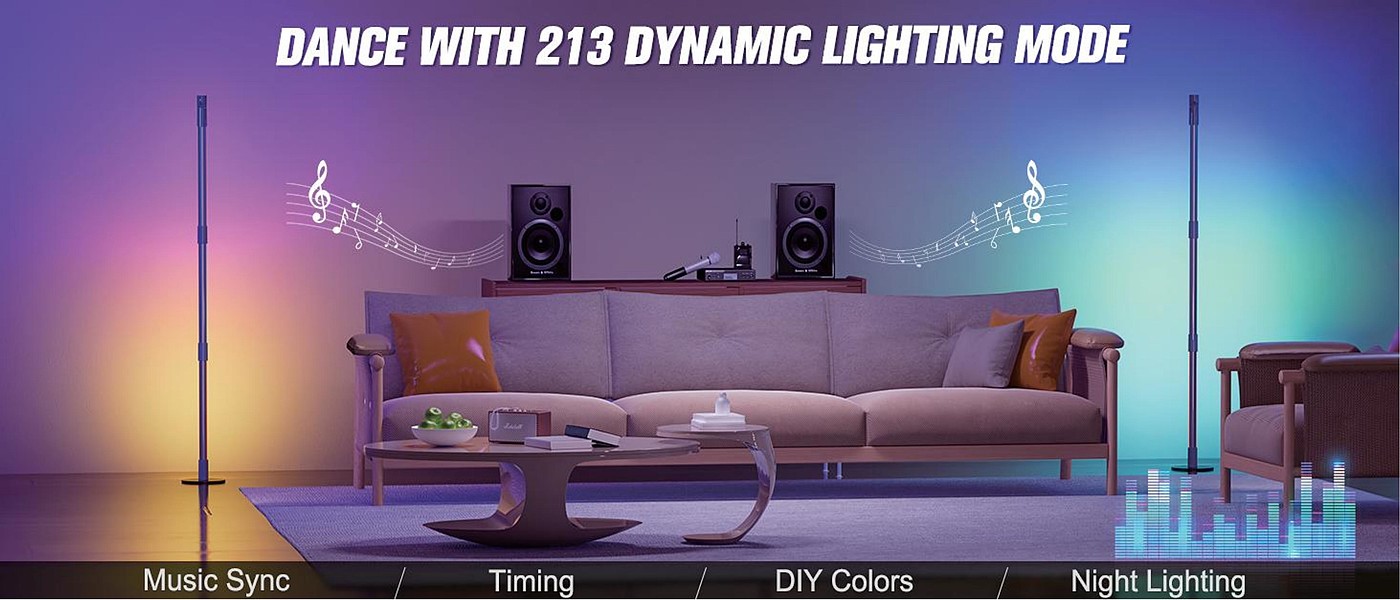 GVVOO HOME:DIY atmosphere floor lamp，Floor lamp，