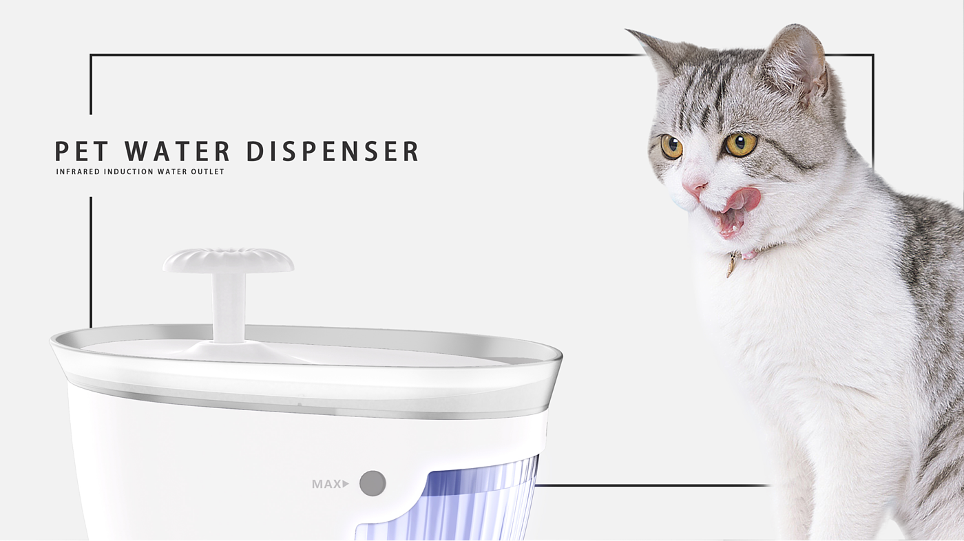 Pet water dispenser，Pet Supplies & Pet，Biocontrol design，