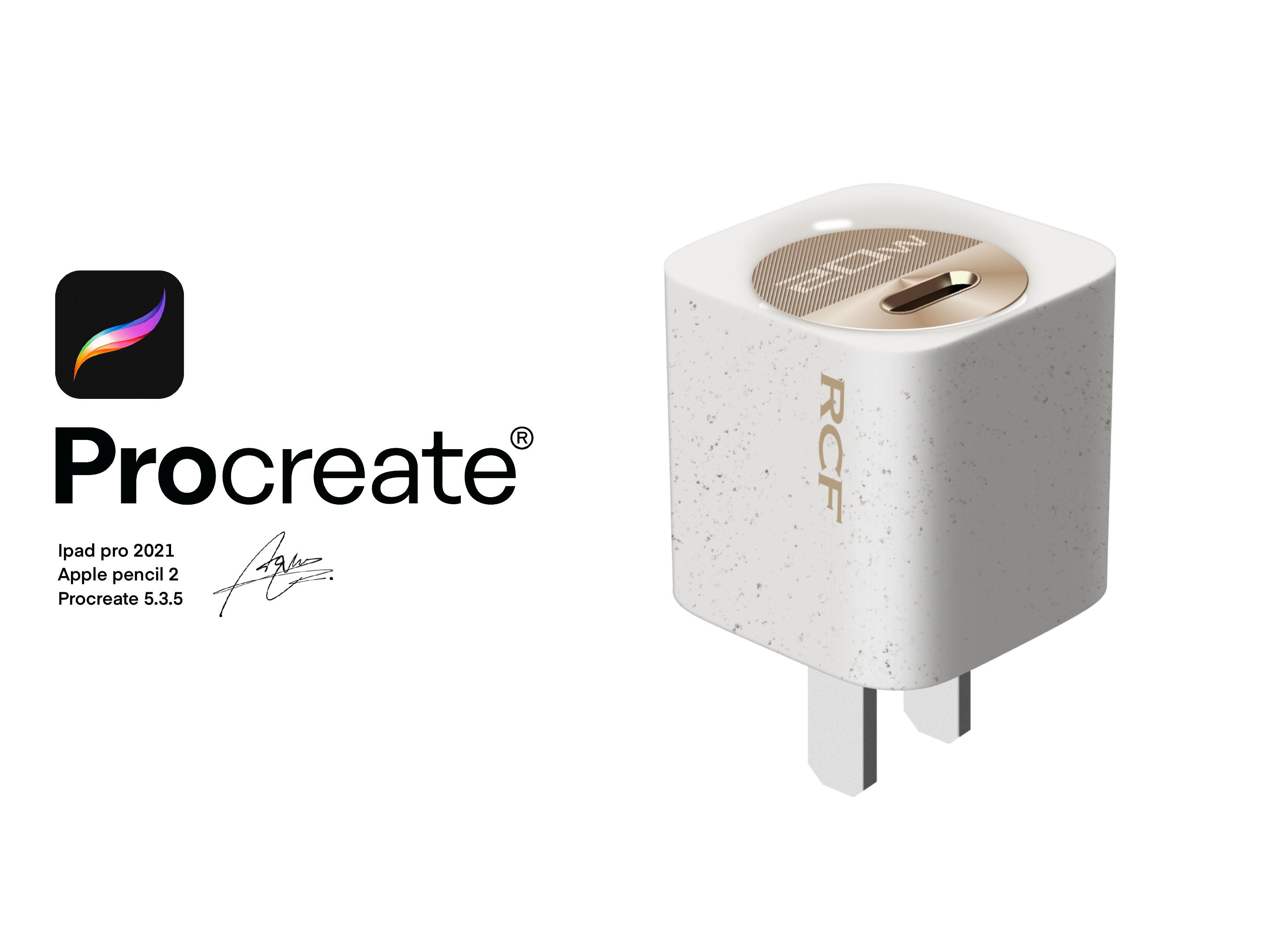 Procreate，industrial design，Ubee ，