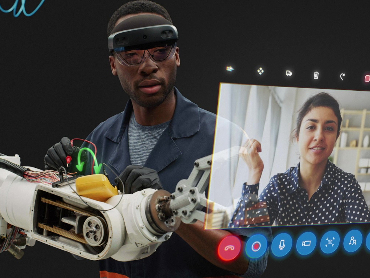 HoloLens 2，Virtual reality device，Microsoft，Digital，