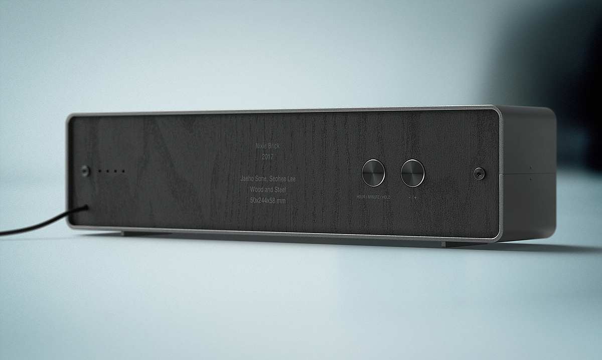 Nixie Brick，Clock，Retro style，industrial design，