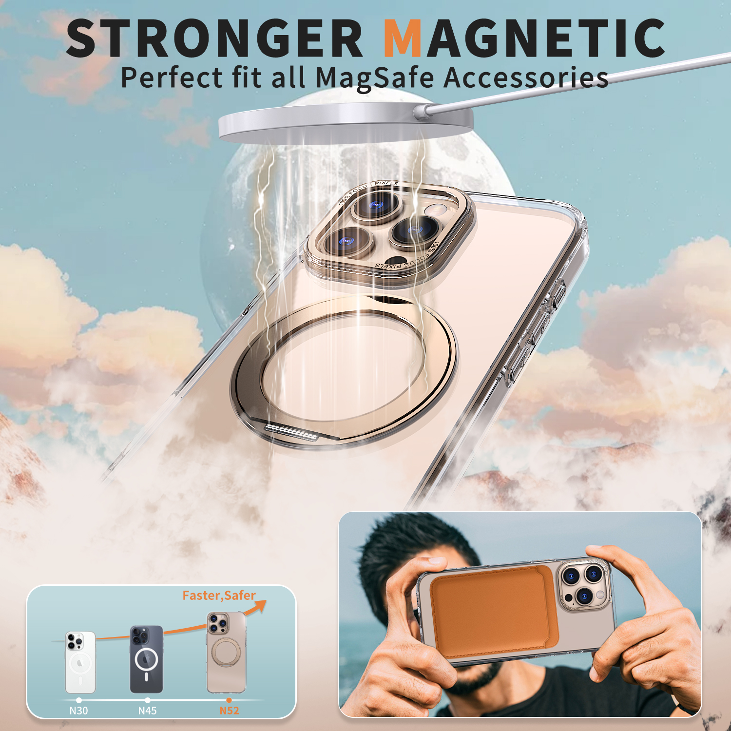 iPhone16 transparent shell，