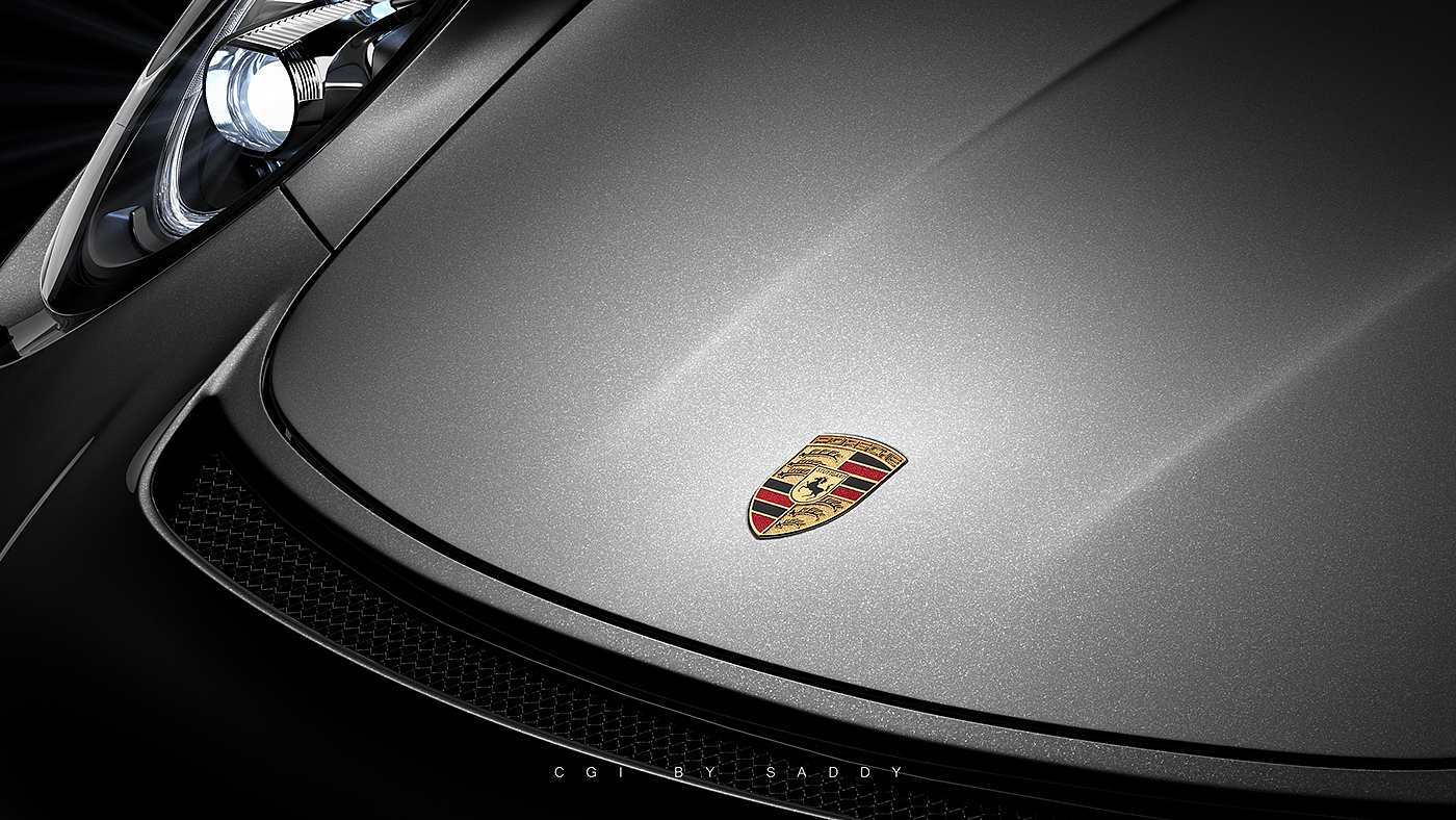 Porsche 911，GT3 RS，CGI渲染，vray，保时捷，