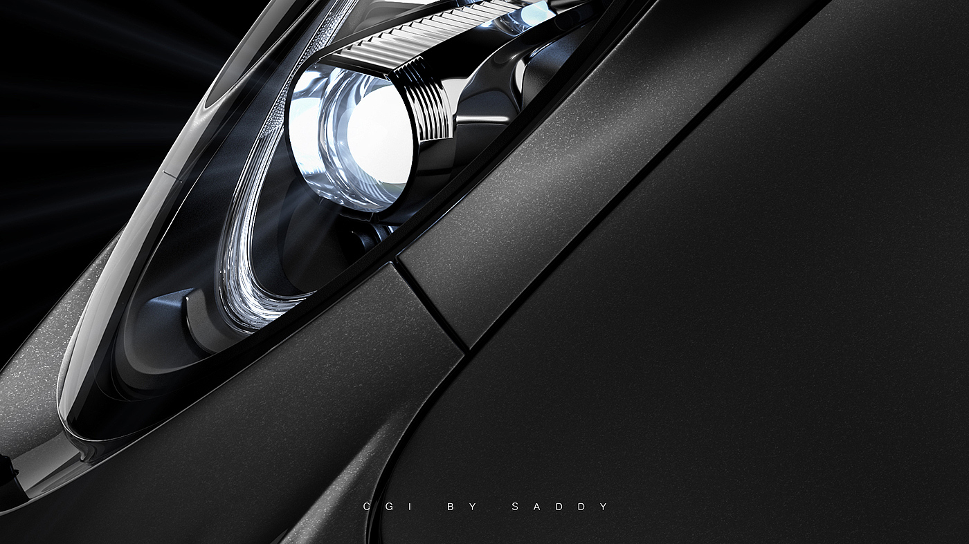 Porsche 911，GT3 RS，CGI rendering，vray，Porsche，