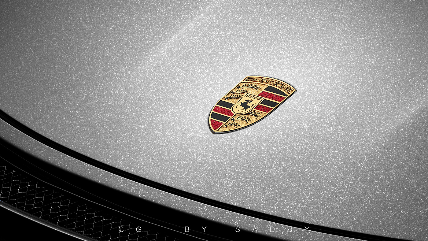 Porsche 911，GT3 RS，CGI rendering，vray，Porsche，