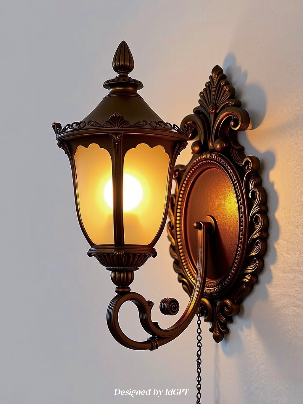 AIGC, AI, home, wall lamp，