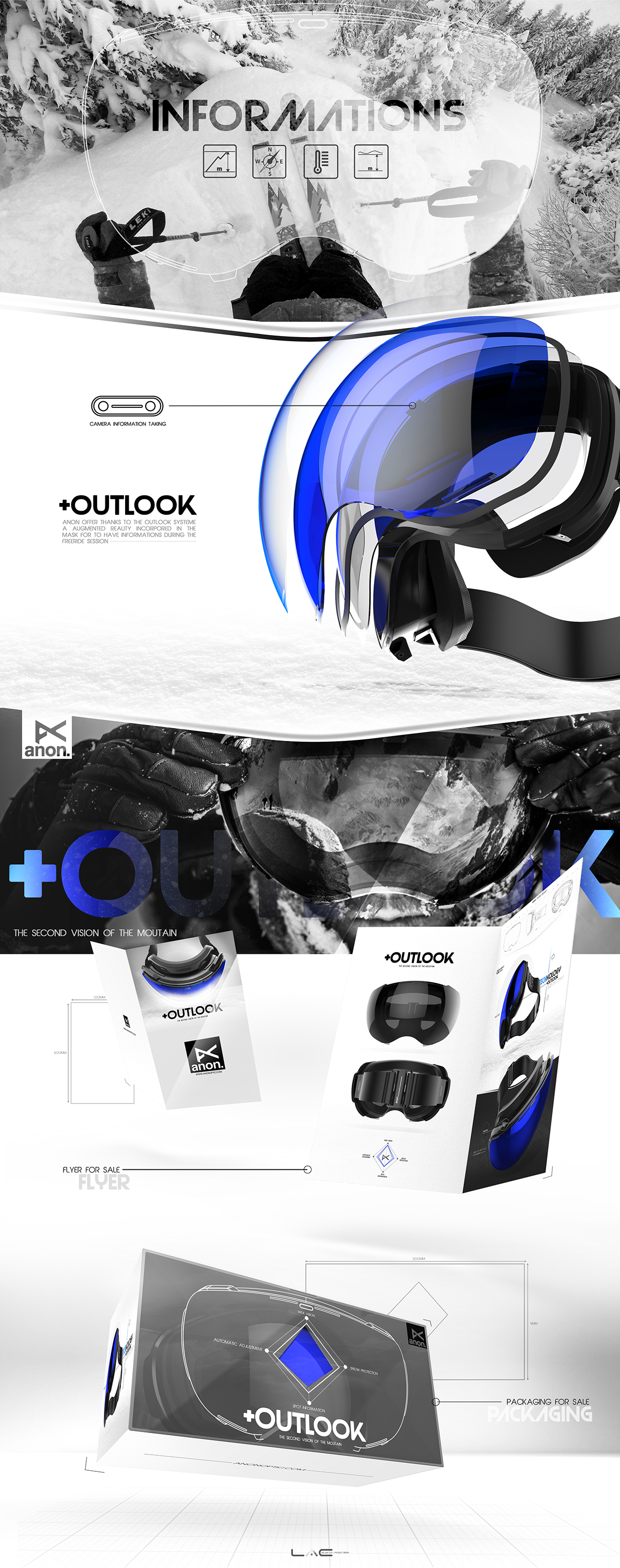 ANON SNOW GOGGL，Outdoor equipment，Goggles，glasses，safety protection ，