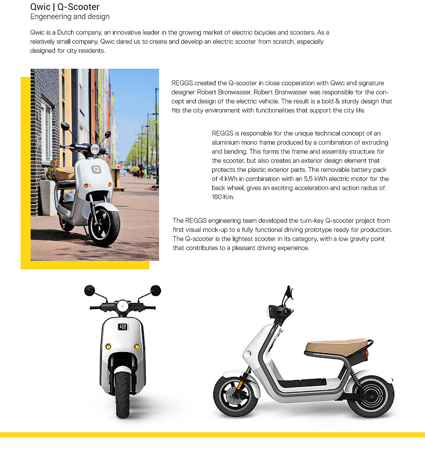 Q-scooter，踏板车，交通工具，电动，
