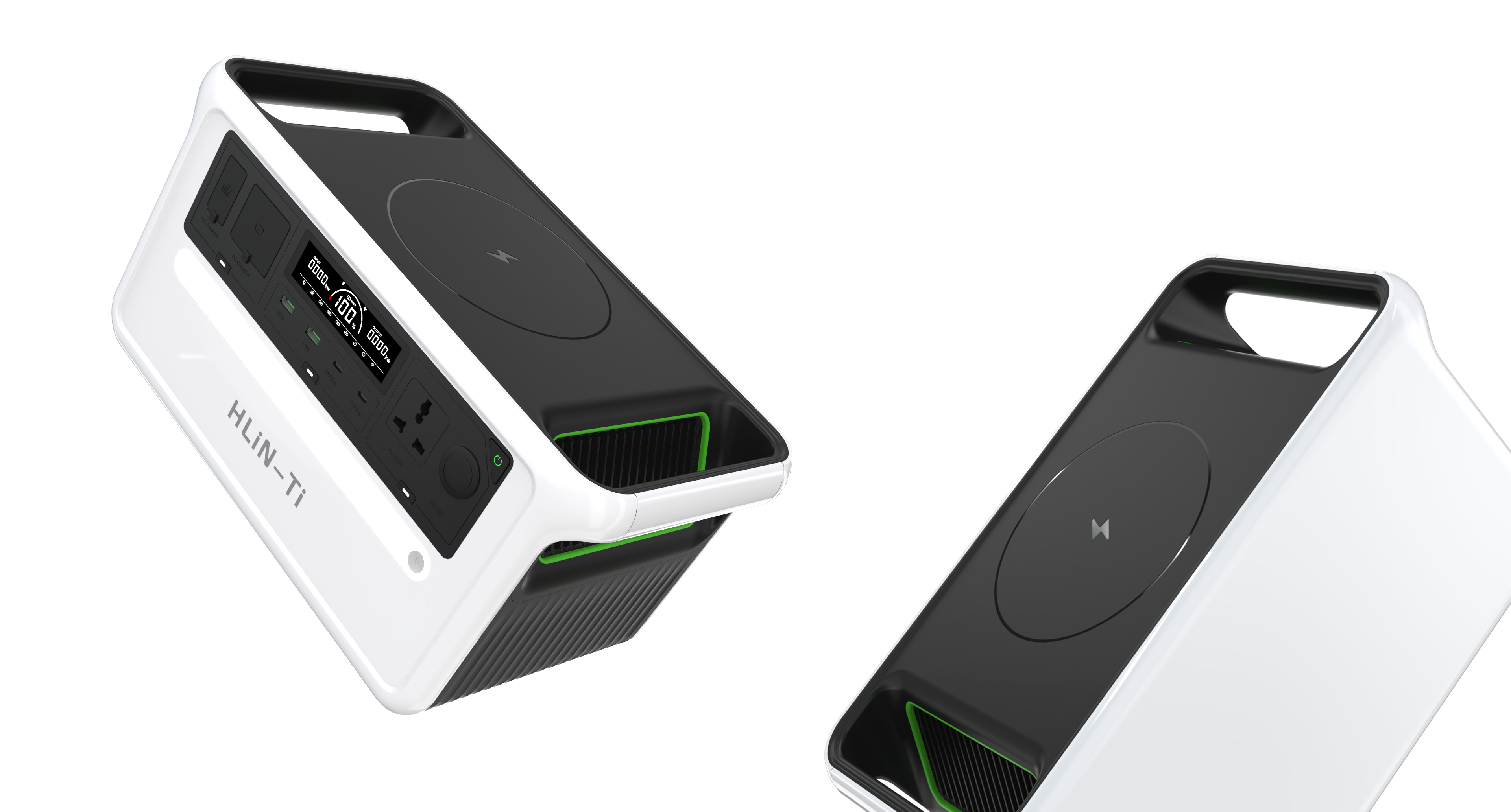 Industrial design, outdoor power supply, battery, outdoor, simple color matching，