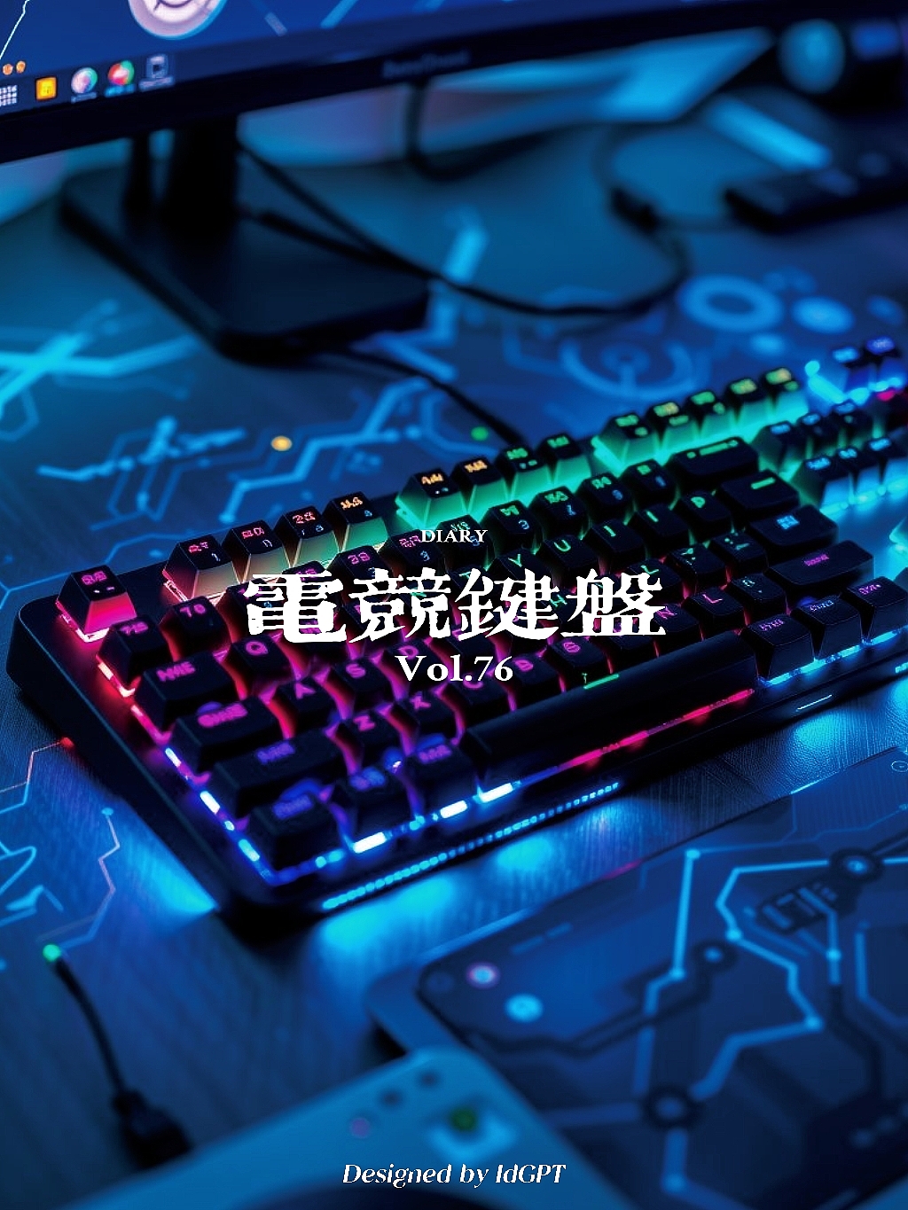 AIGC, AI, Digital Intelligence, E-Sports Keyboard，