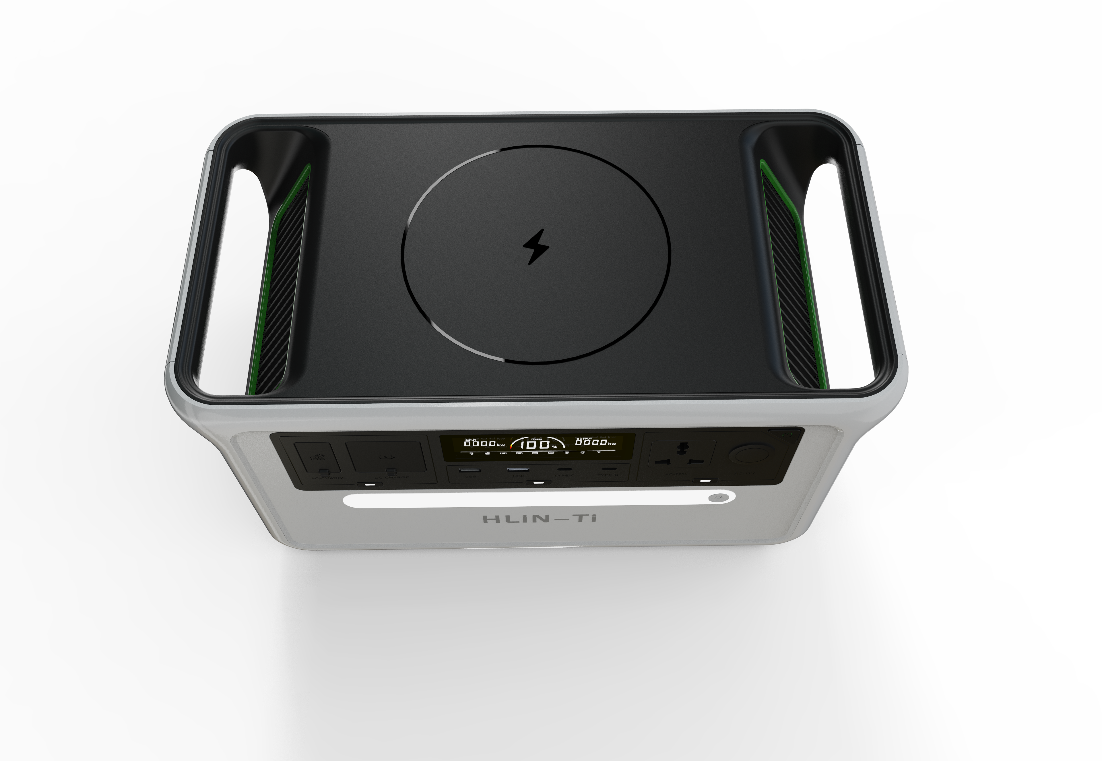 Industrial design, outdoor power supply, battery, outdoor, simple color matching，