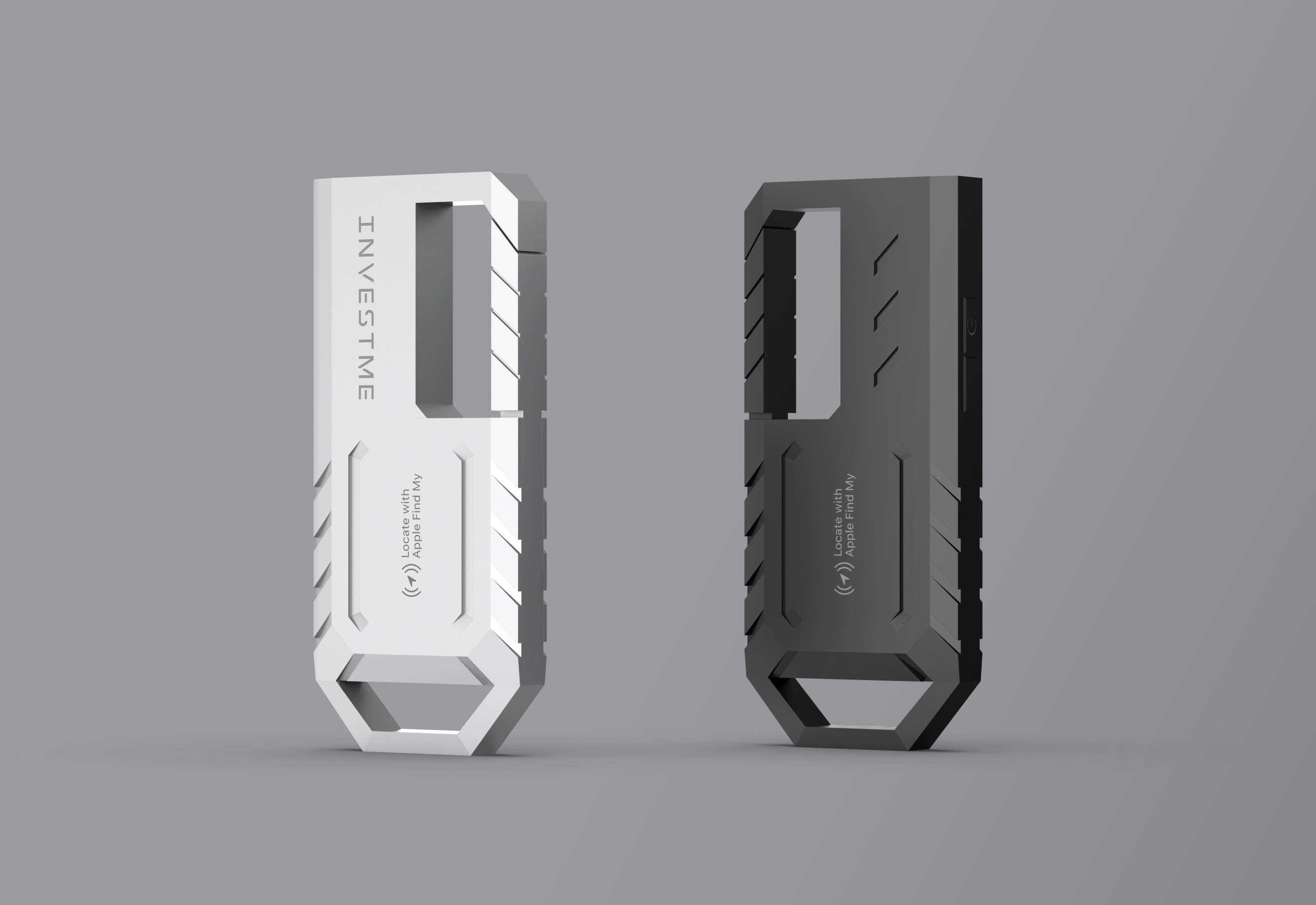 Keychain to flashlight tracking locator，Keychain with Find My flashlight tracking locator，