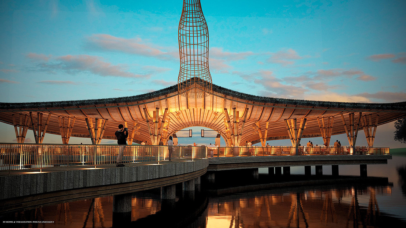 Architecture，environmental design，Manta Ray Ocean Restaurant，Interior design，