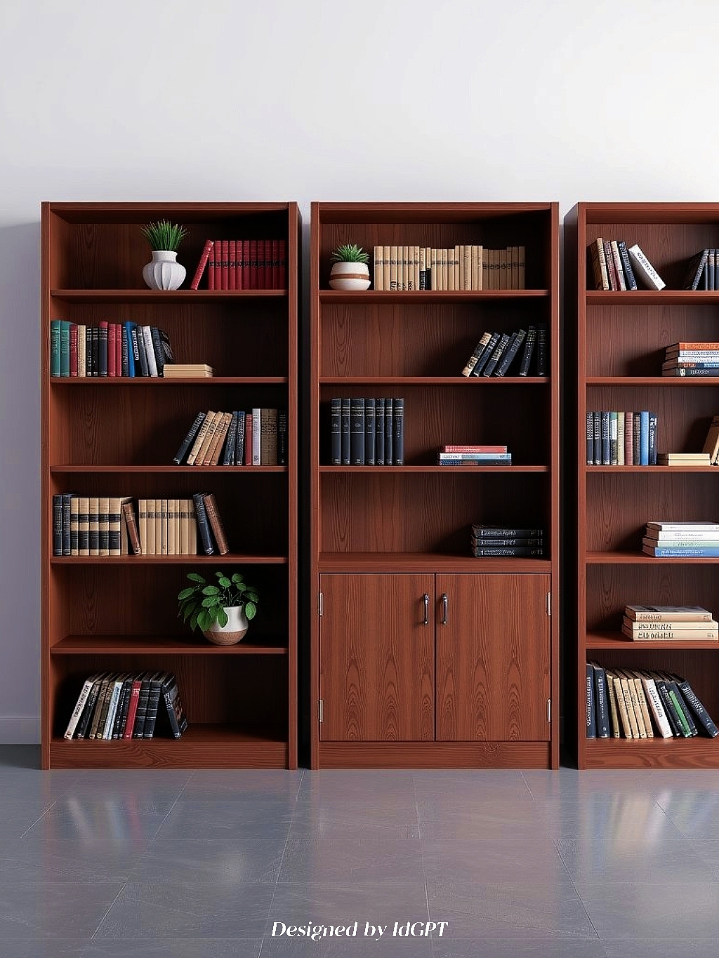 AIGC, AI, Home, Bookcase，