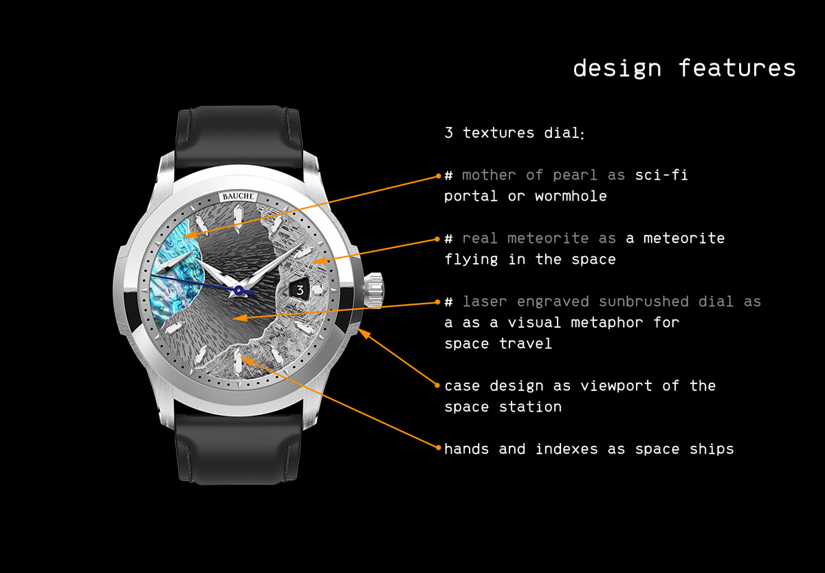 BAUCHE STARGAZER，Wristwatch，Wrist watch，Fashion products，