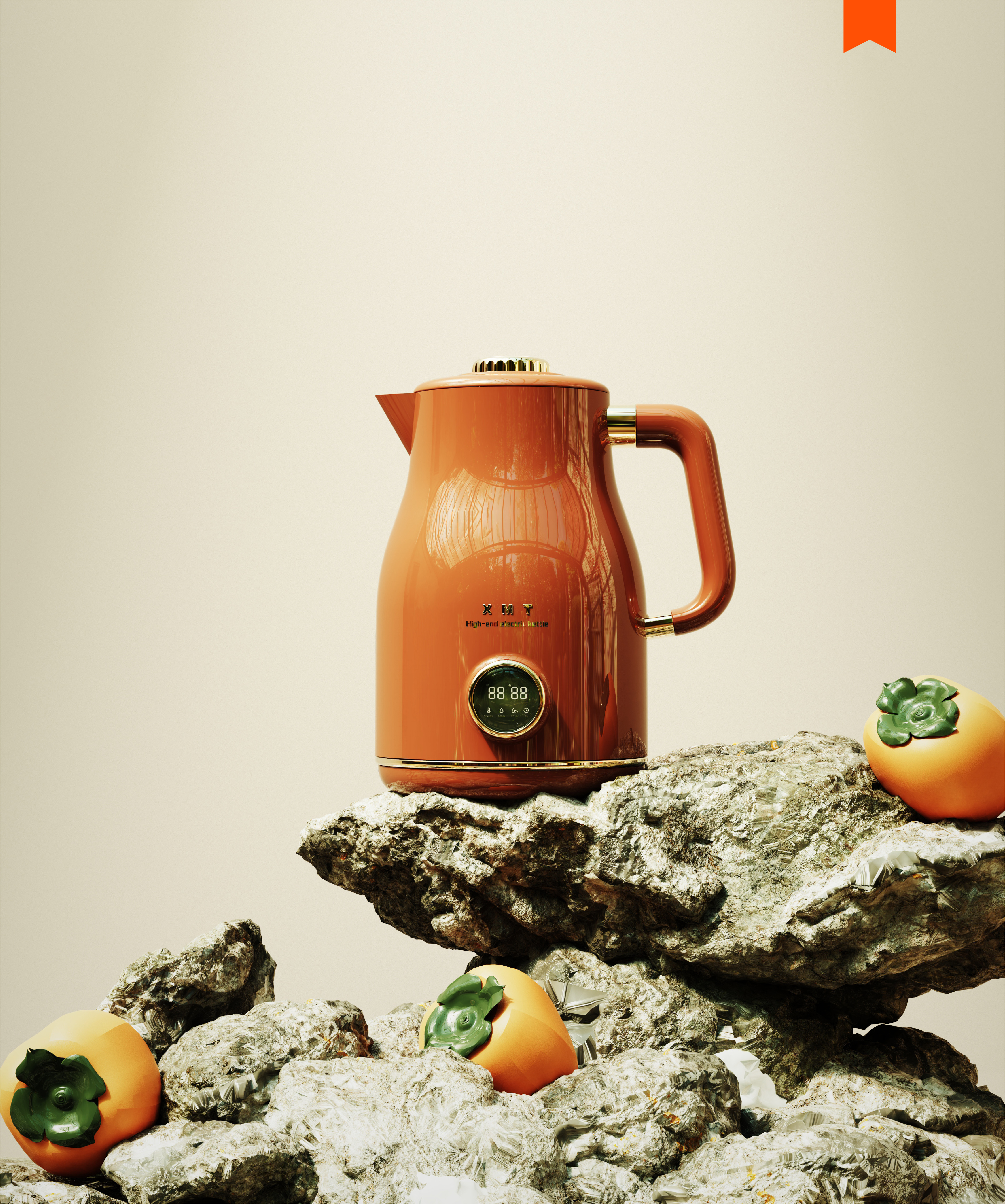 Thermal insulation kettle，kettle，Retro，classic，man-machine，XMT，