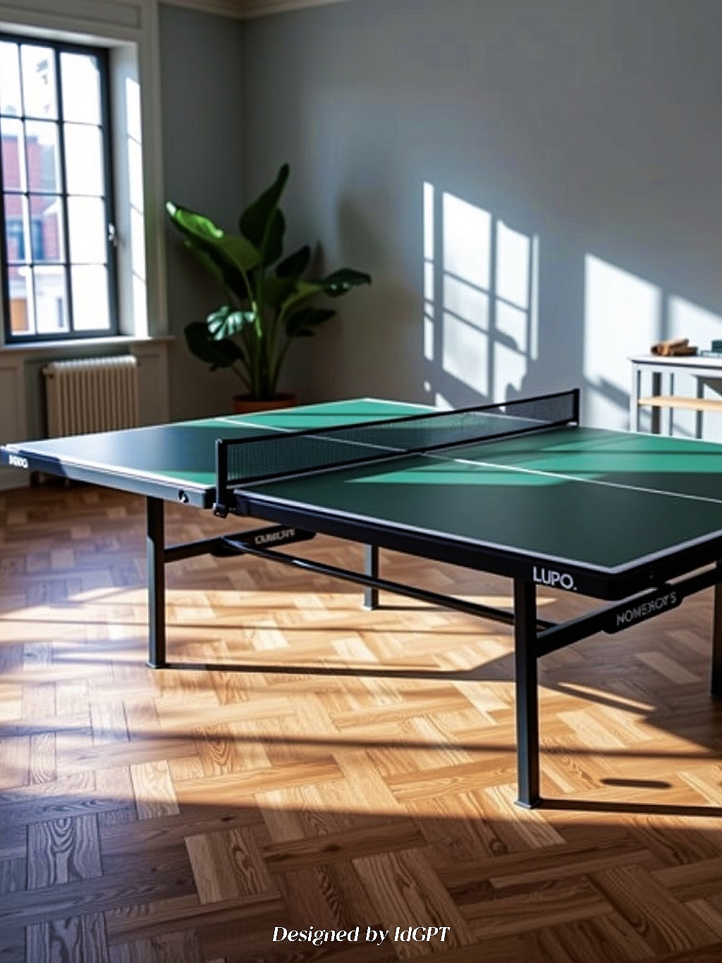 AIGC, AI, Sports Outdoor, Table Tennis Table，