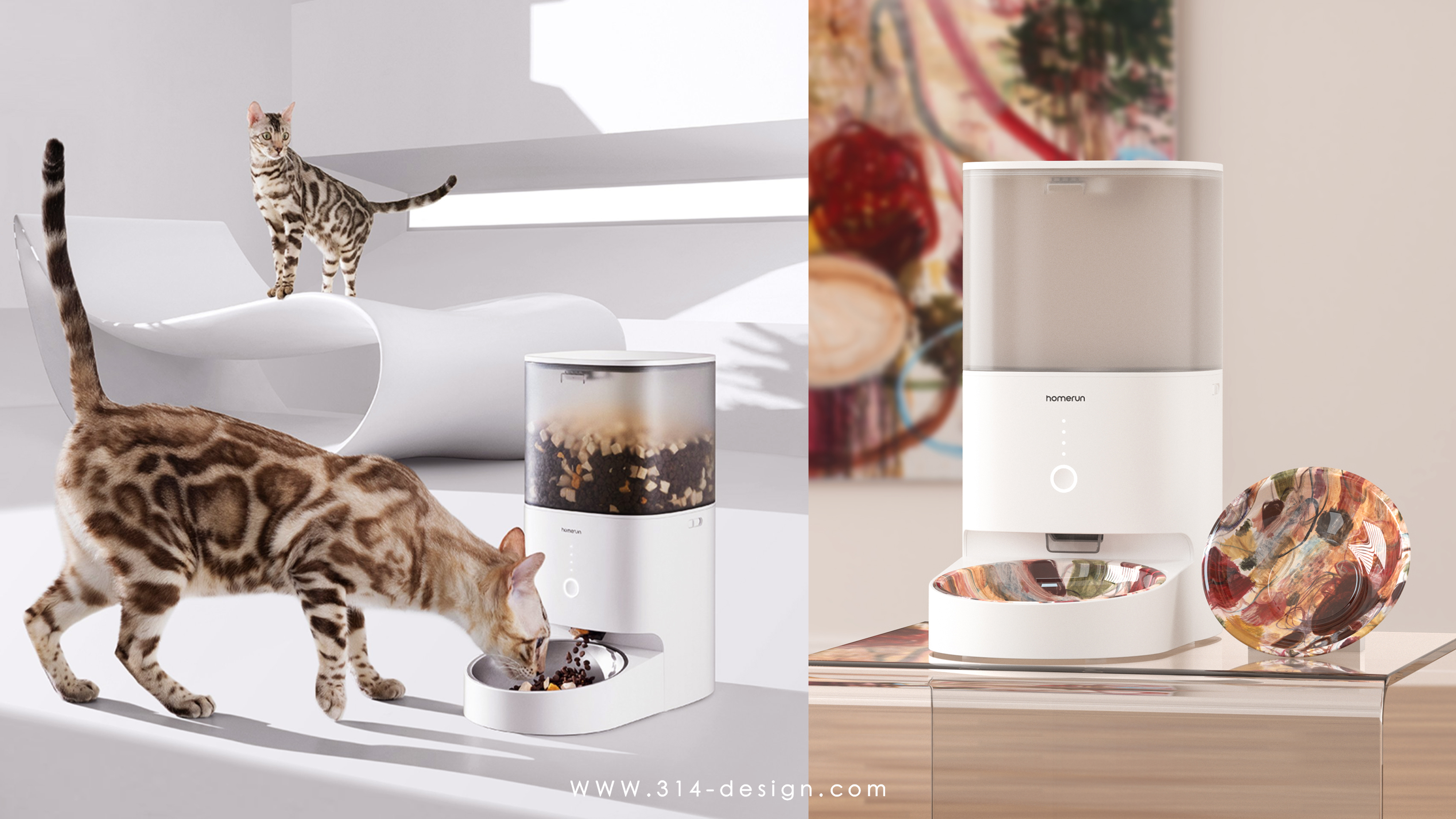 Pet intelligent feeder，