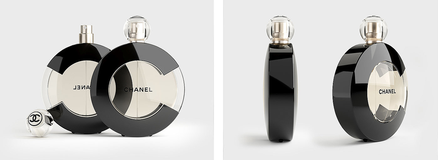 packing design，Perfume bottle，CHANEL，conceptual design，