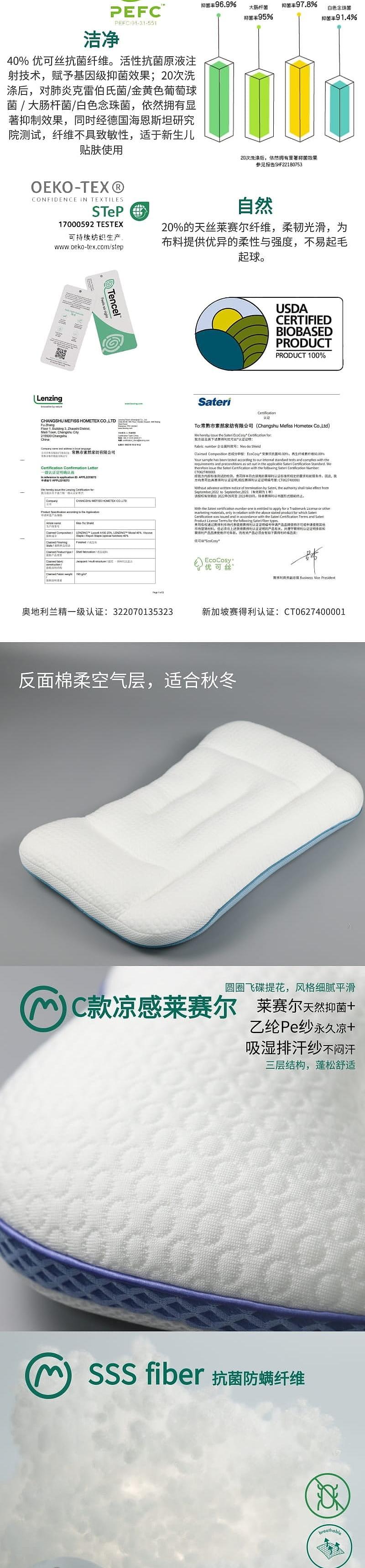 Children's pillow，stage type，Zoned Ridge Protection，