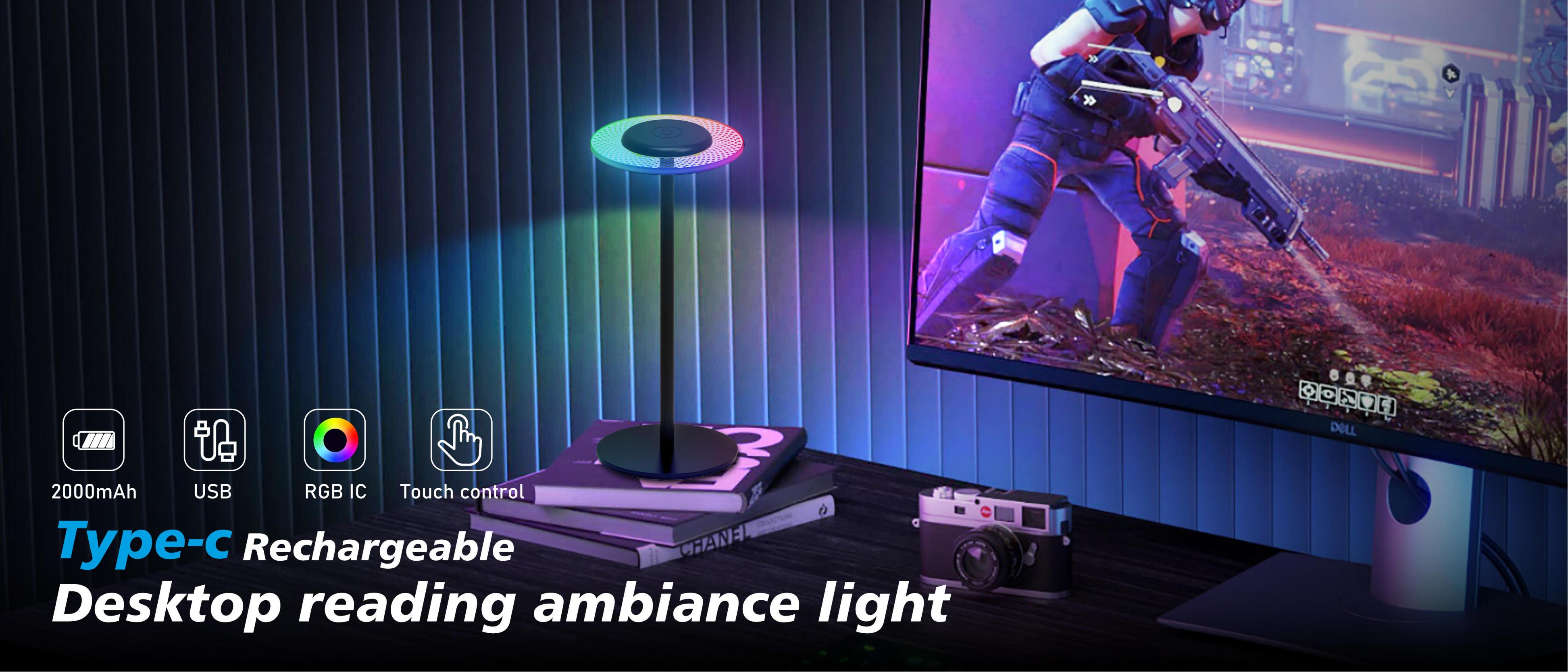 Atmosphere lamp，Ambience Desktop Lamp，Desk lamp，