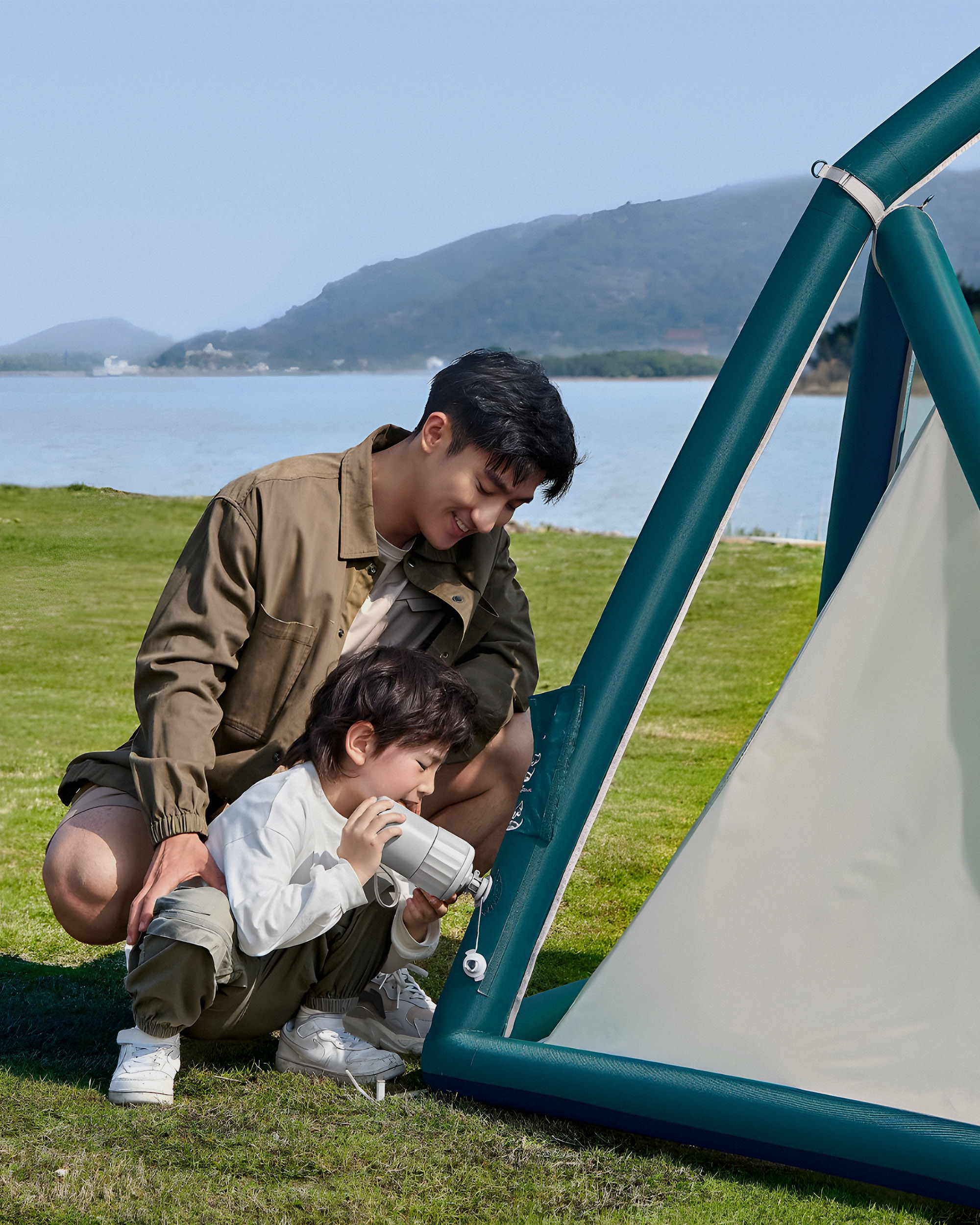 Tent，Outdoor equipment，Portable，The Ideal Car，inflation，Park Tent，Makkaudi，camping，